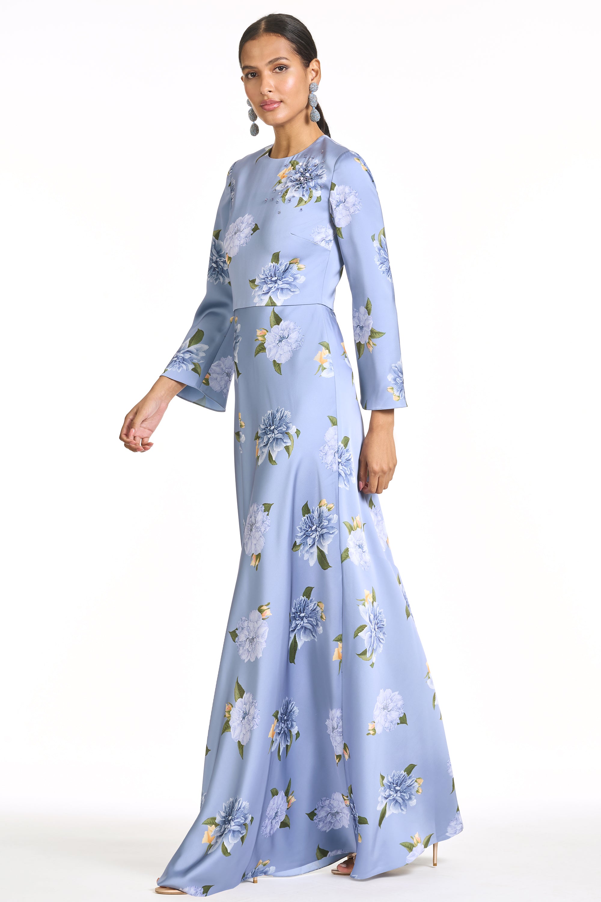EMBELLISHED ALEX GOWN - TWILIGHT CORSAGE