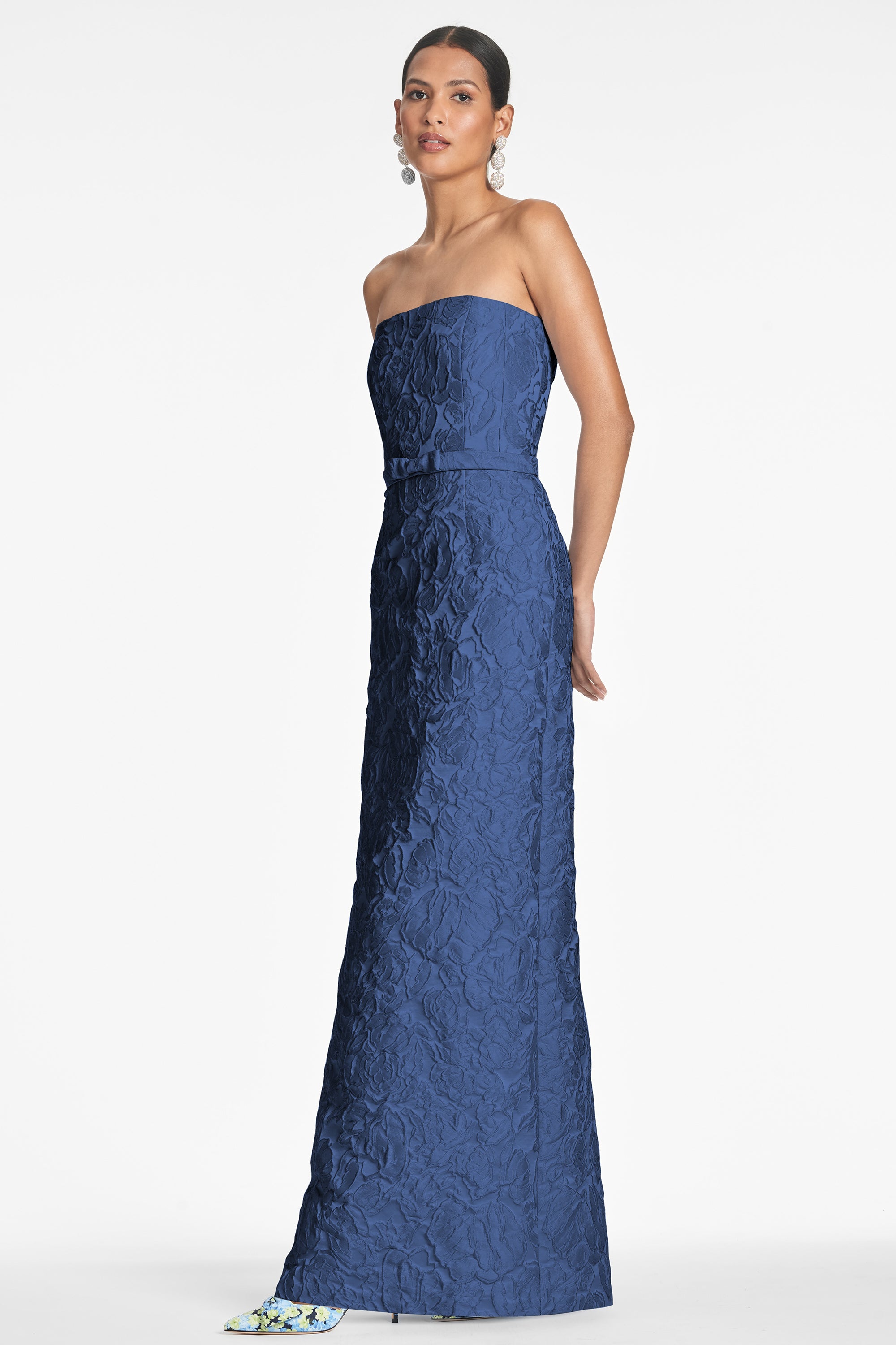 navy blue dress for baby girl Blue Gabby Gown