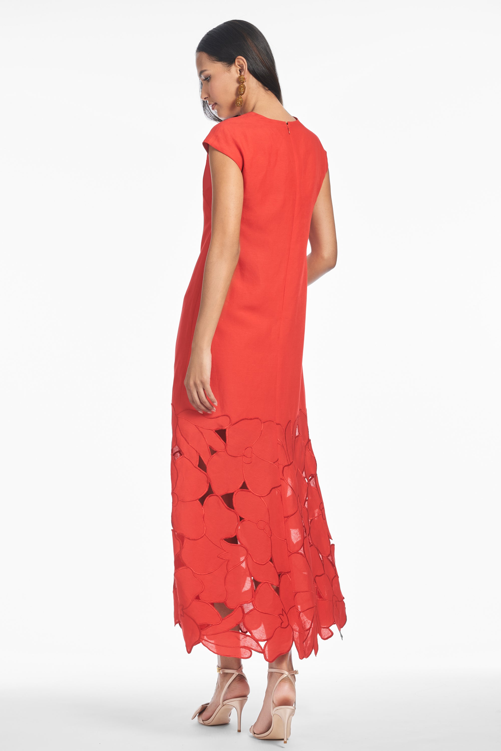 SABETTE DRESS - CHERRY