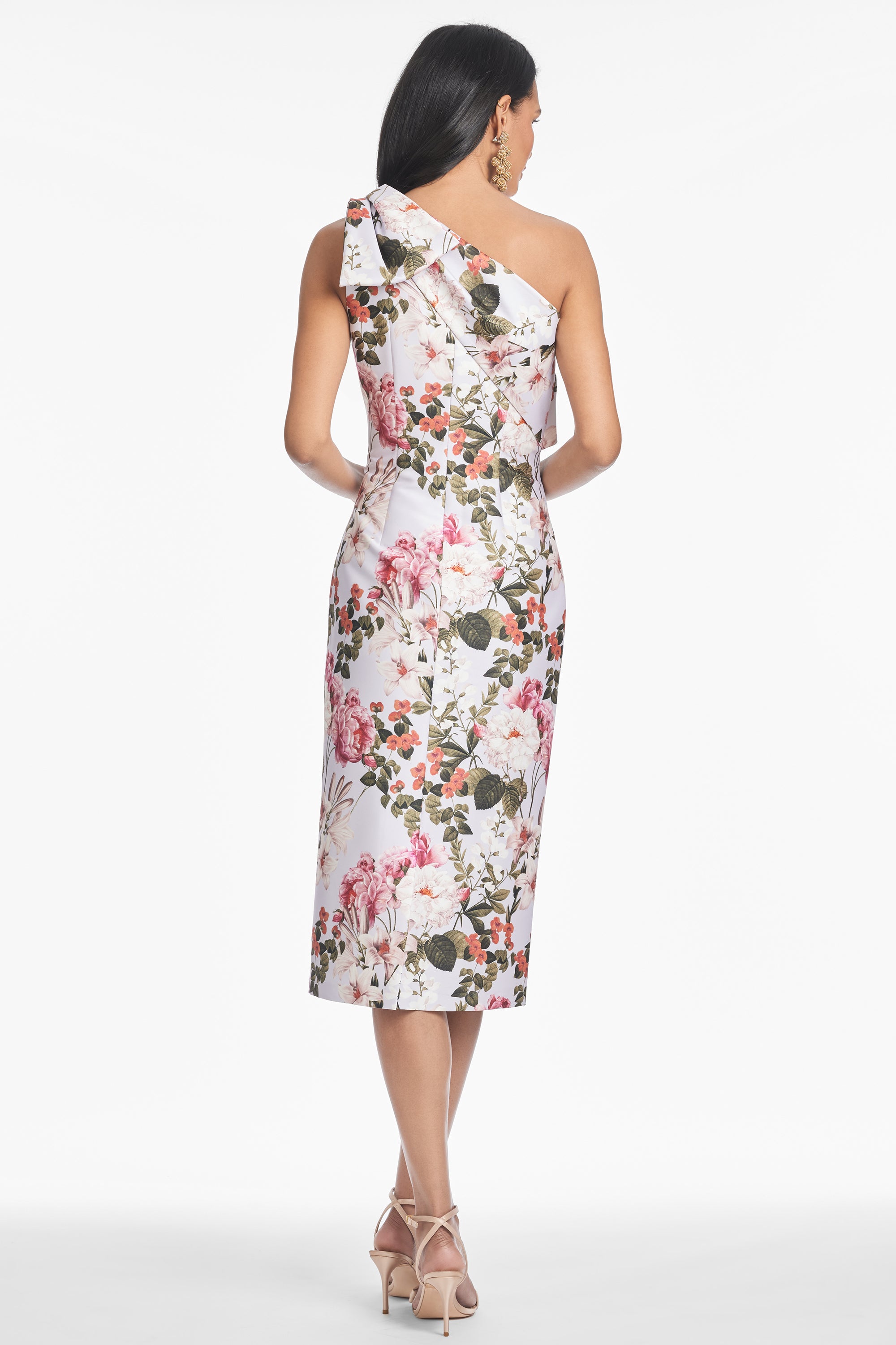 SHARLA DRESS - PERWINKLE AND PETALS - FINAL SALE