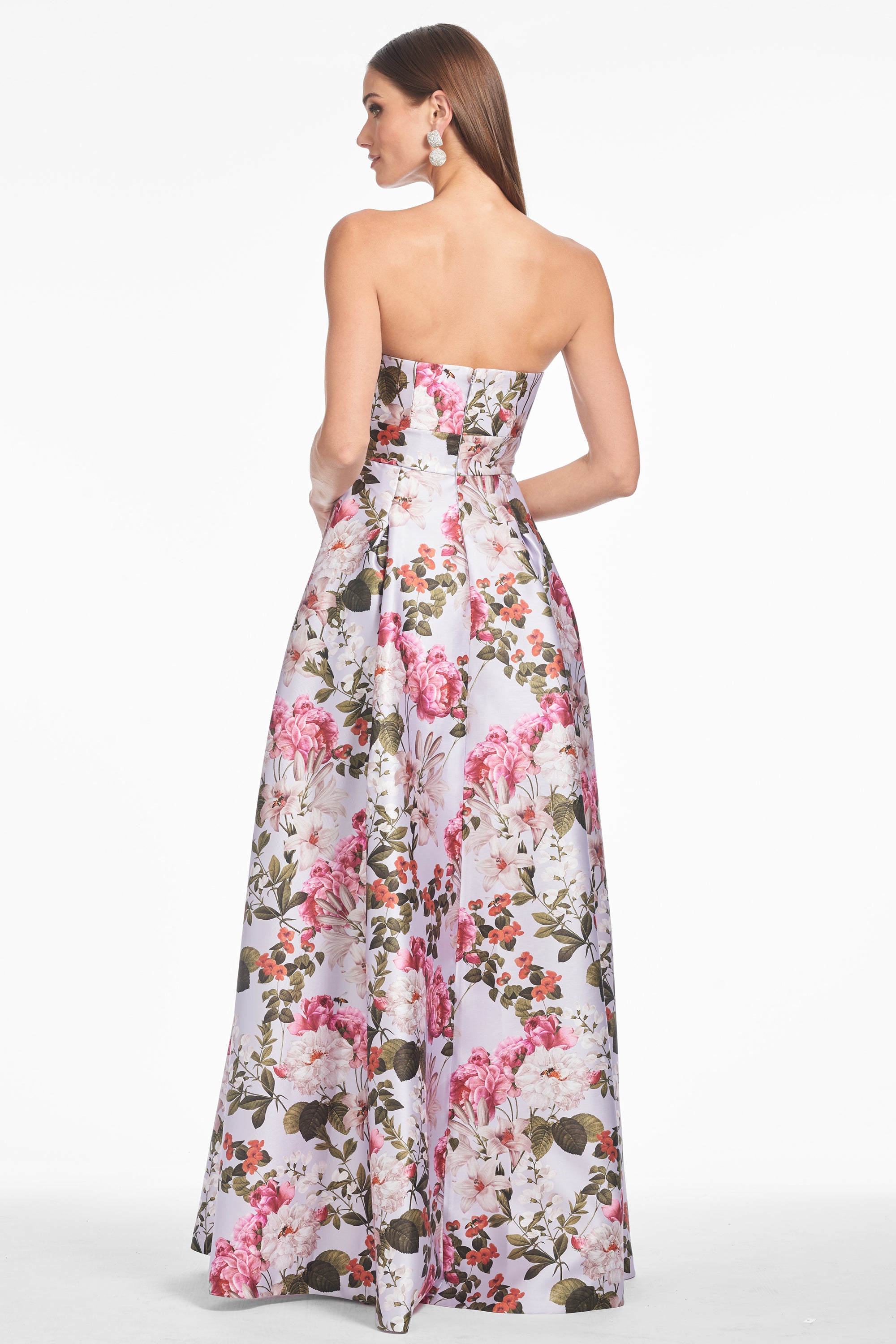 GIOVANNA GOWN - PERWINKLE AND PETALS - FINAL SALE