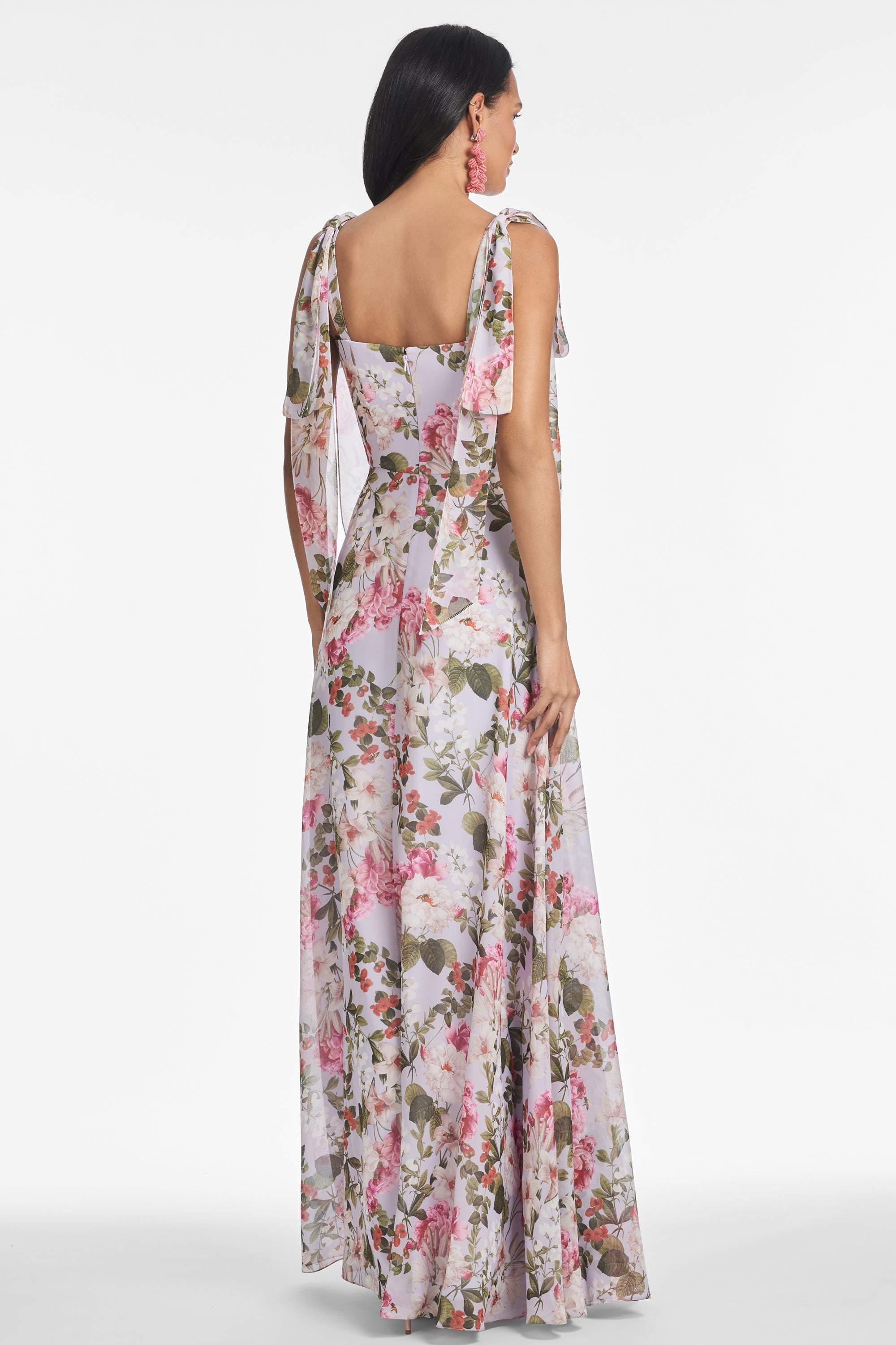 PEARL GOWN - PETIT PERIWINKLE AND PETALS - FINAL SALE