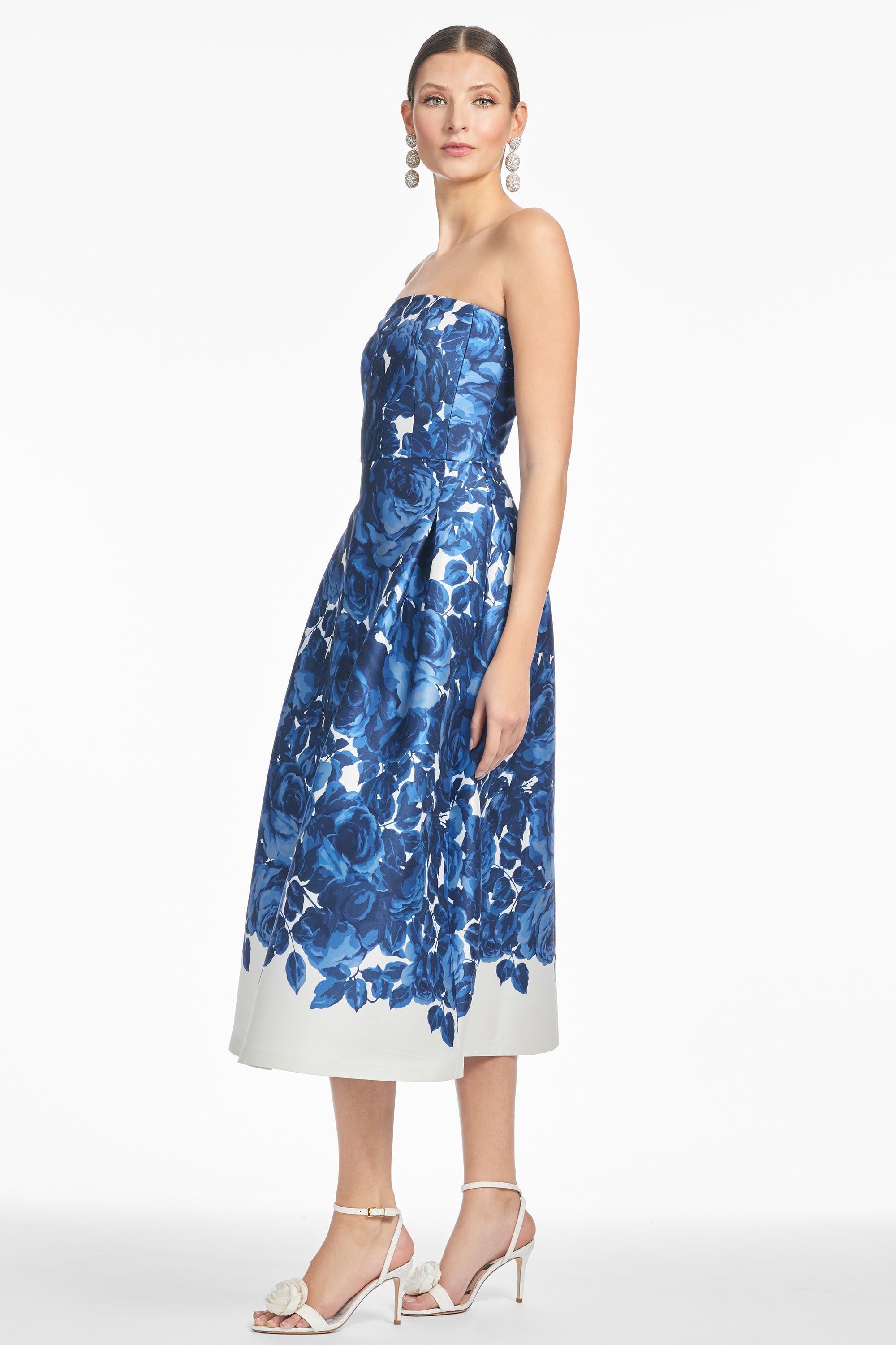 SHAY DRESS - NOCTURNE ROSES - FINAL SALE