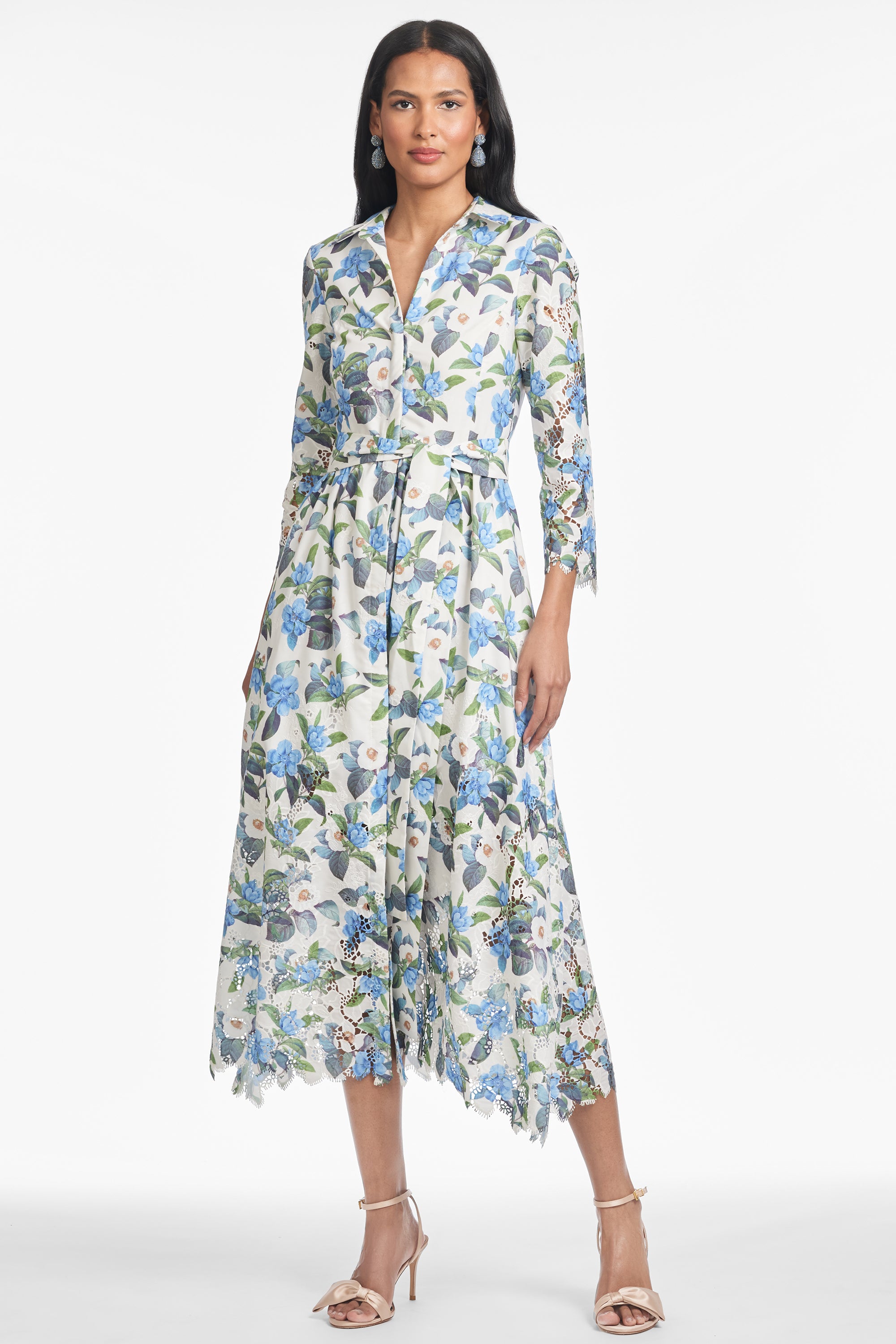 CHRISTA DRESS - MORNING GLORY GARDEN