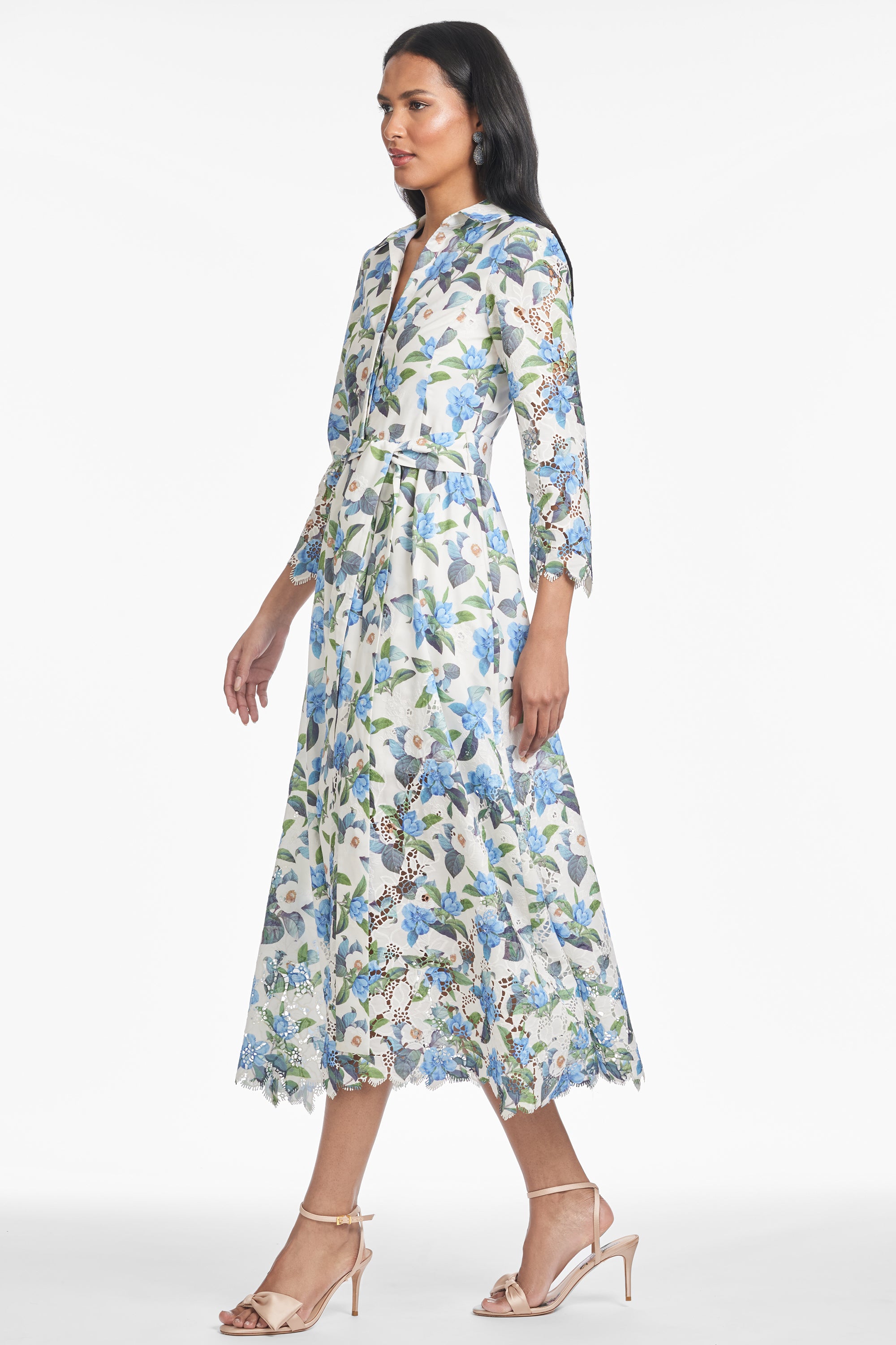 CHRISTA DRESS - MORNING GLORY GARDEN