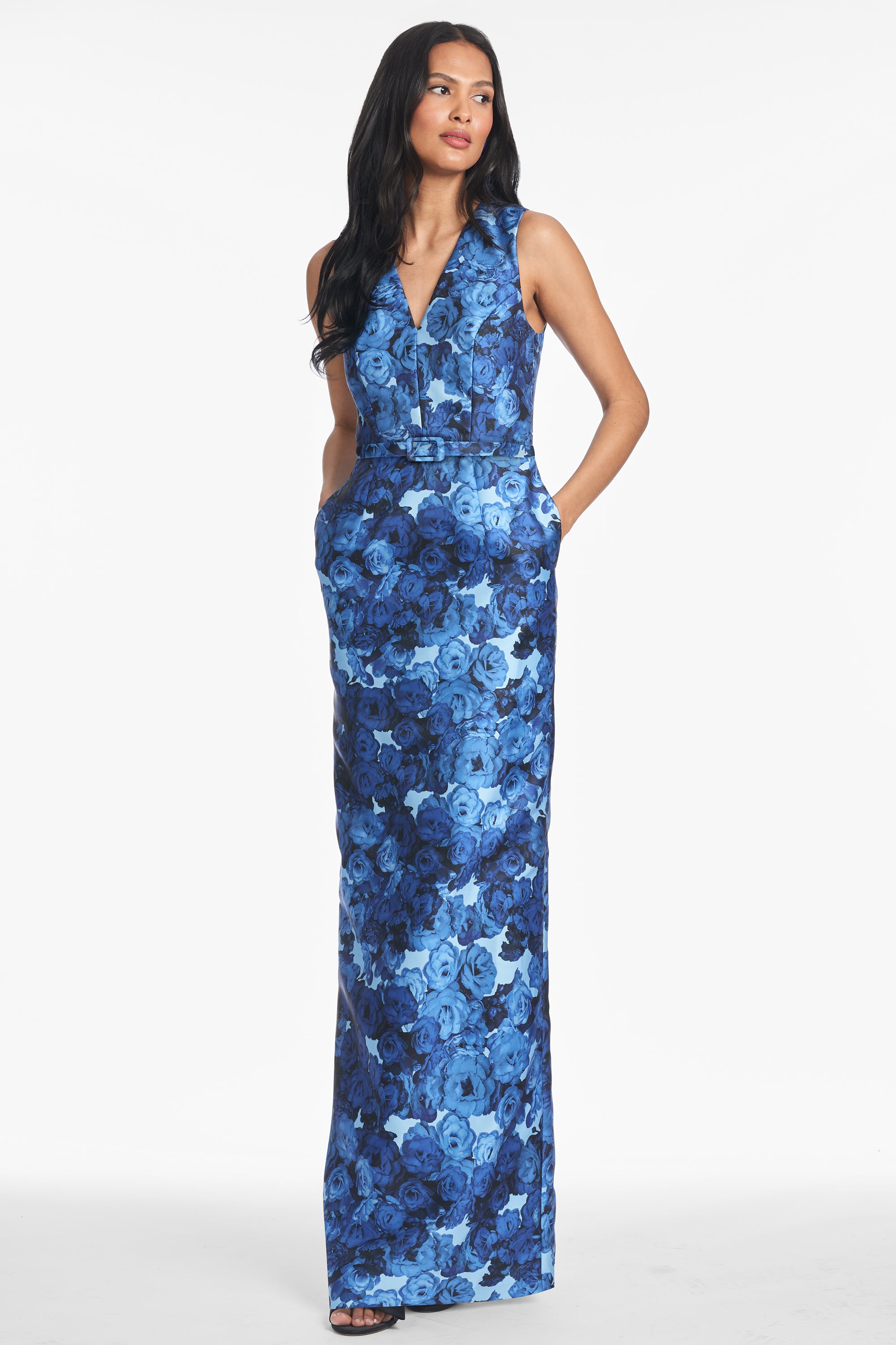 ADELLYN GOWN - INDIGO GRANDIFLORA - FINAL SALE
