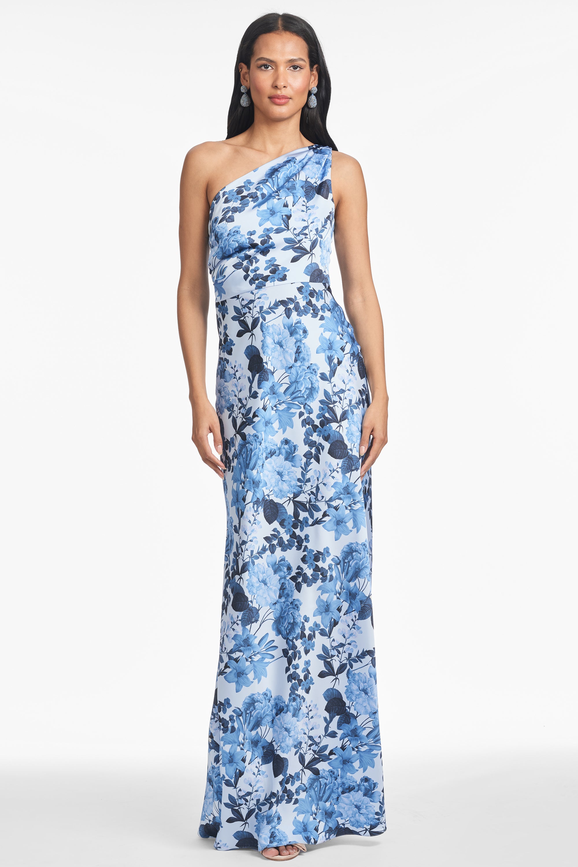 Sachin & Babi Delphine Gown - Ceylon Floribunda