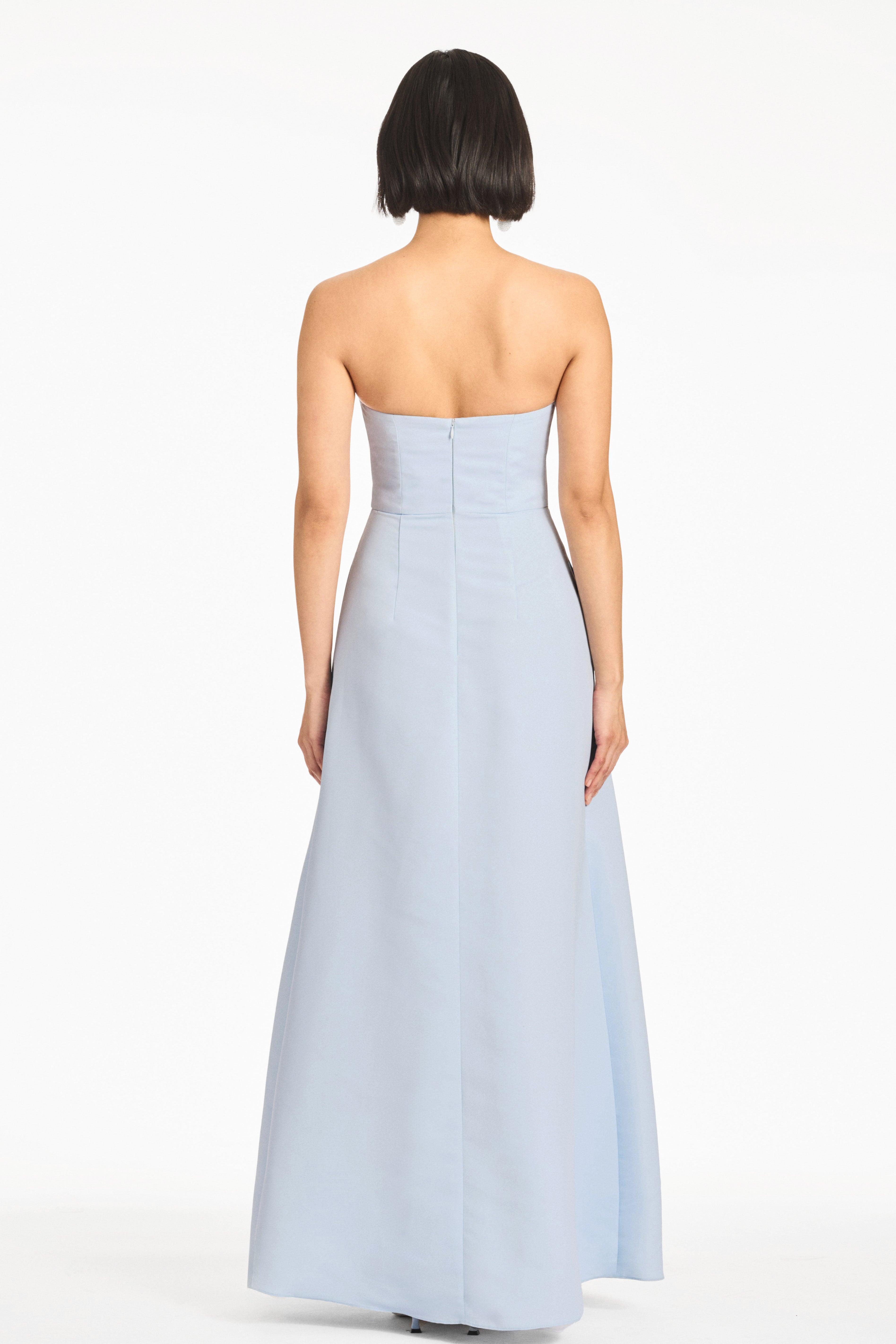 LARISA GOWN - SKY BLUE CASCADE