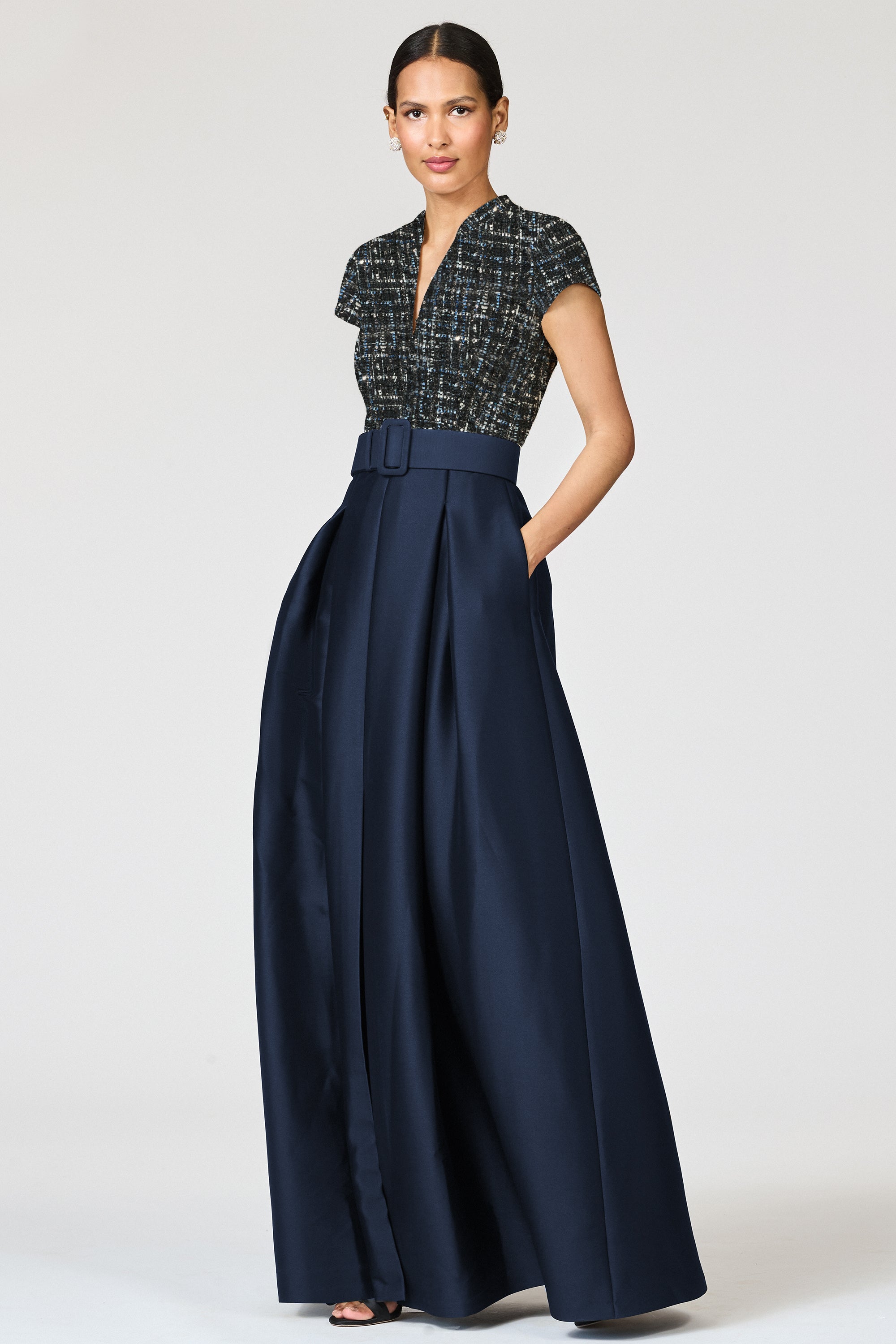 ARDEN GOWN - OBSIDIAN FROST/MIDNIGHT
