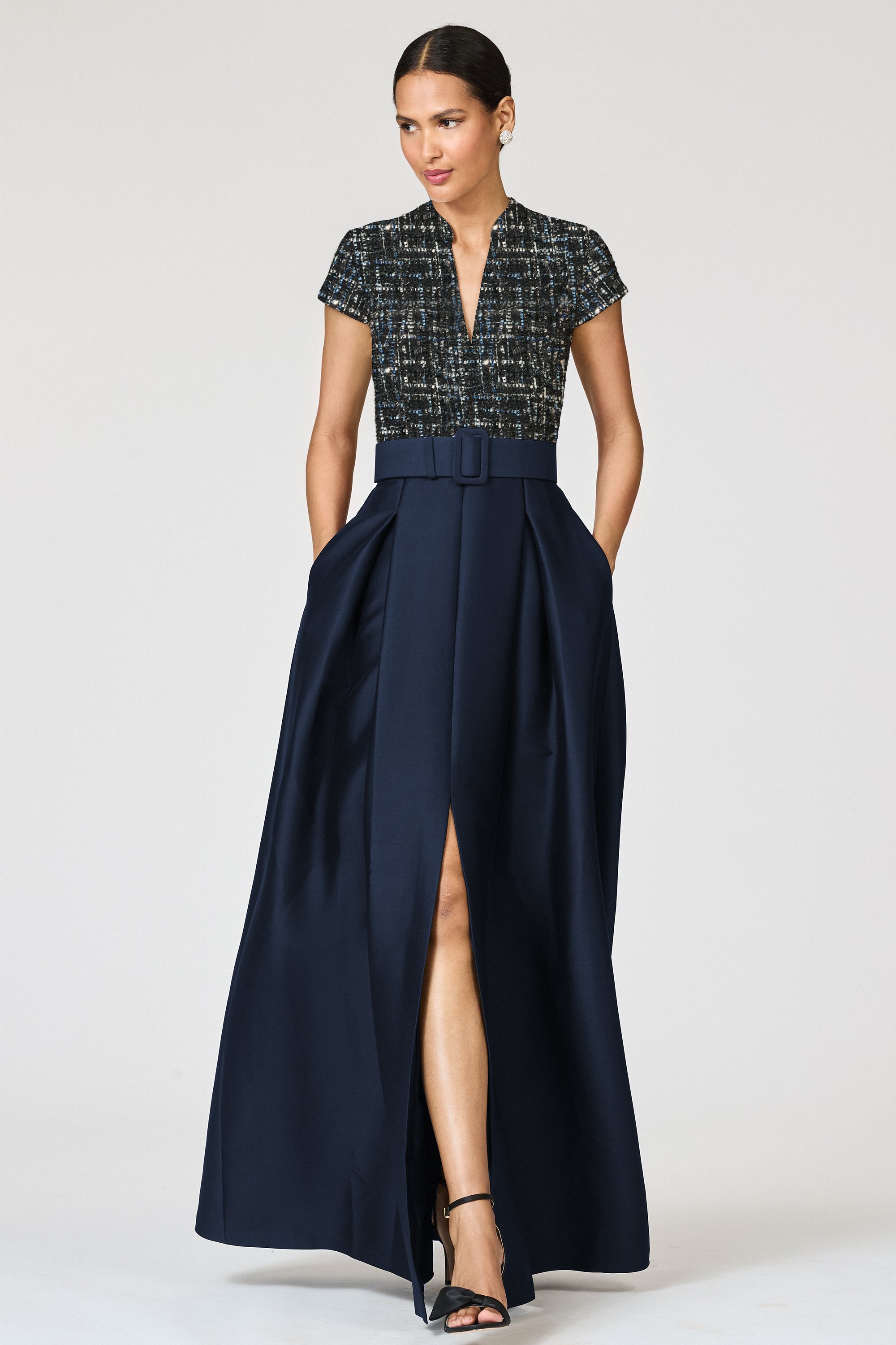 ARDEN GOWN - OBSIDIAN FROST/MIDNIGHT