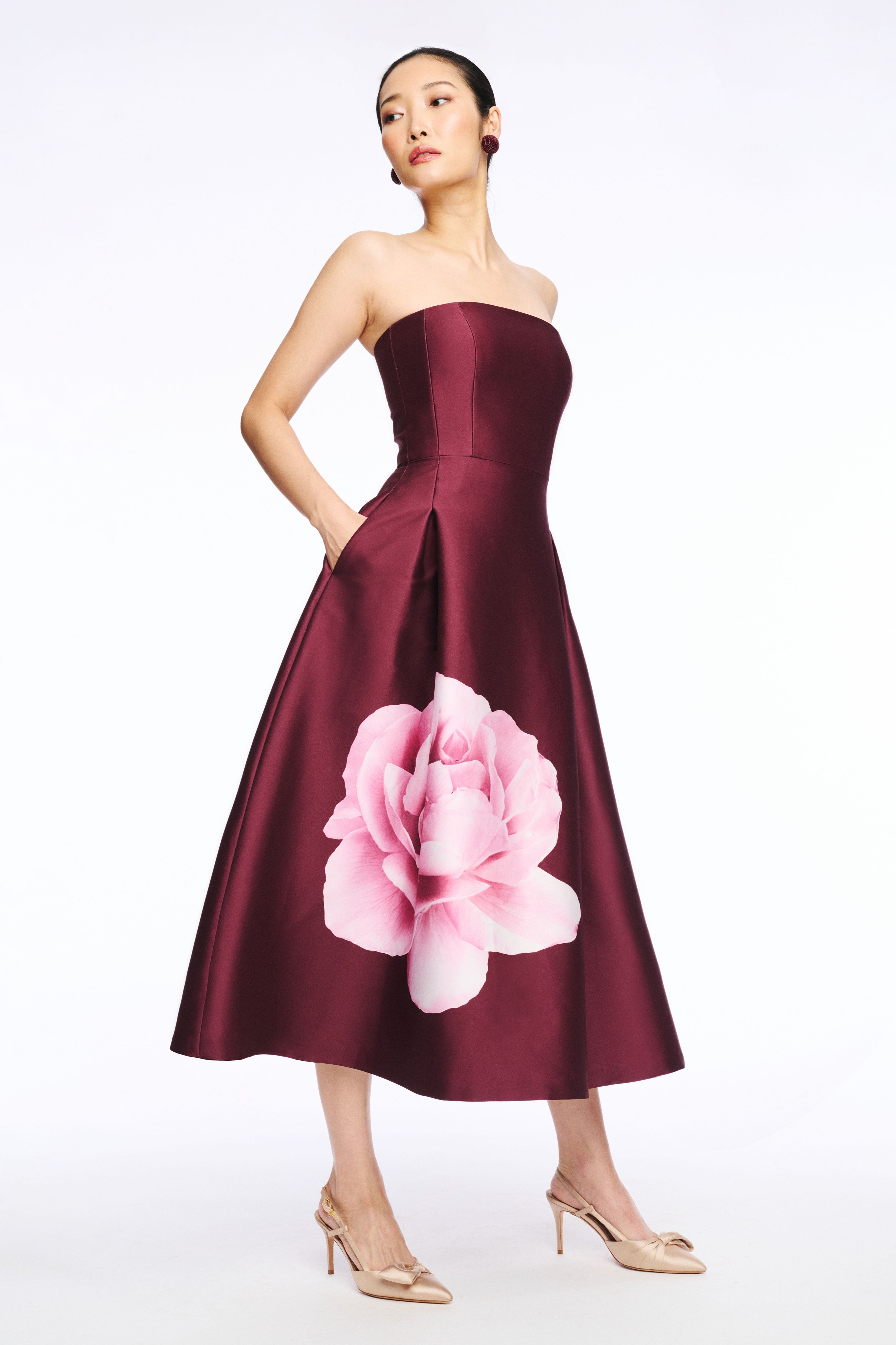 SHAY DRESS - BORDEAUX ESPERANCE