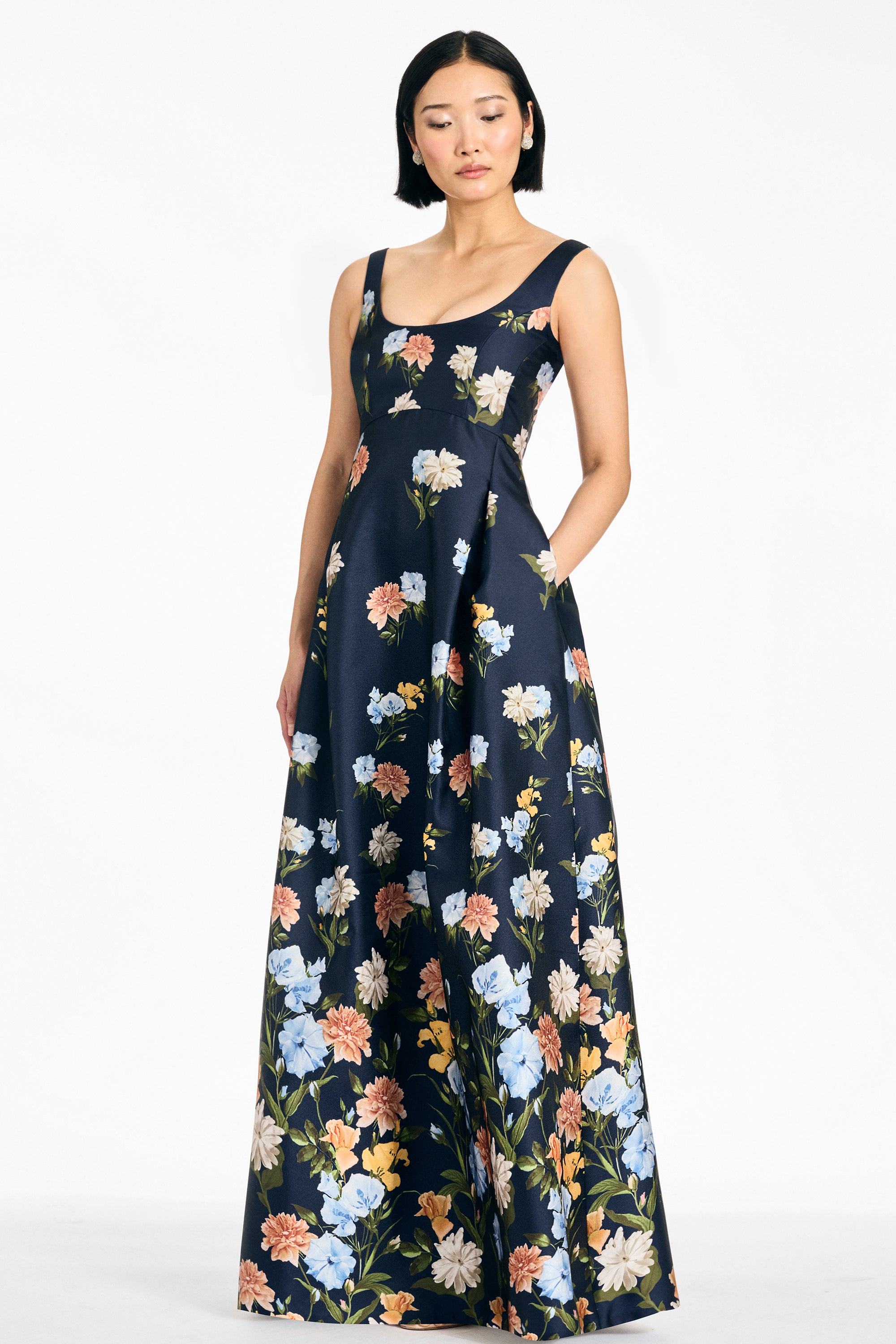 AURORA GOWN - WILDFLOWER KALEIDOSCOPE