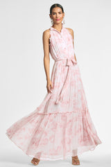 Blair Dress - Blush Watercolor Floral - Final Sale