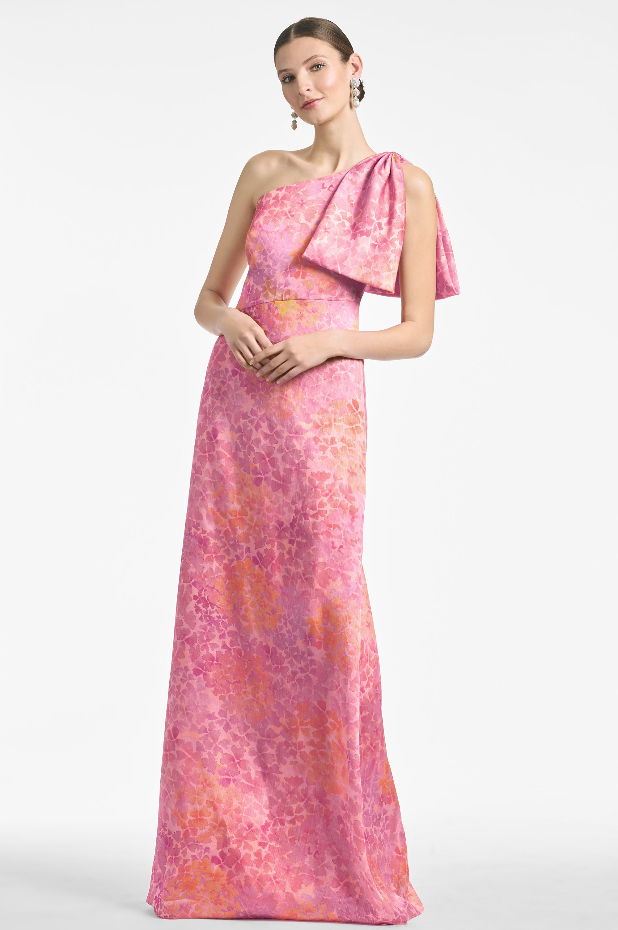 Chelsea Dress in Flora Shadow Sky