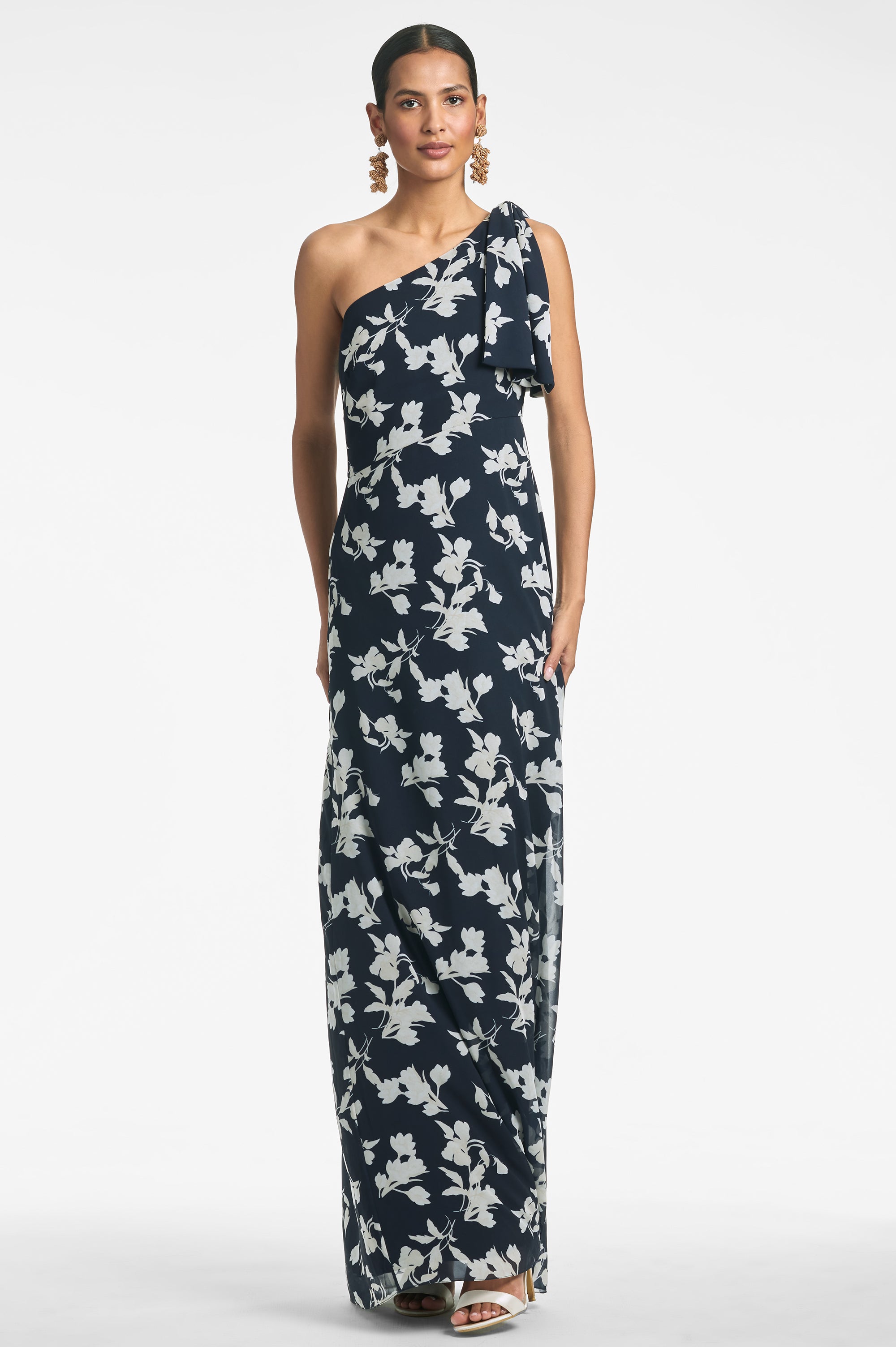 Chelsea Gown - Navy Venetia Petal - Final Sale