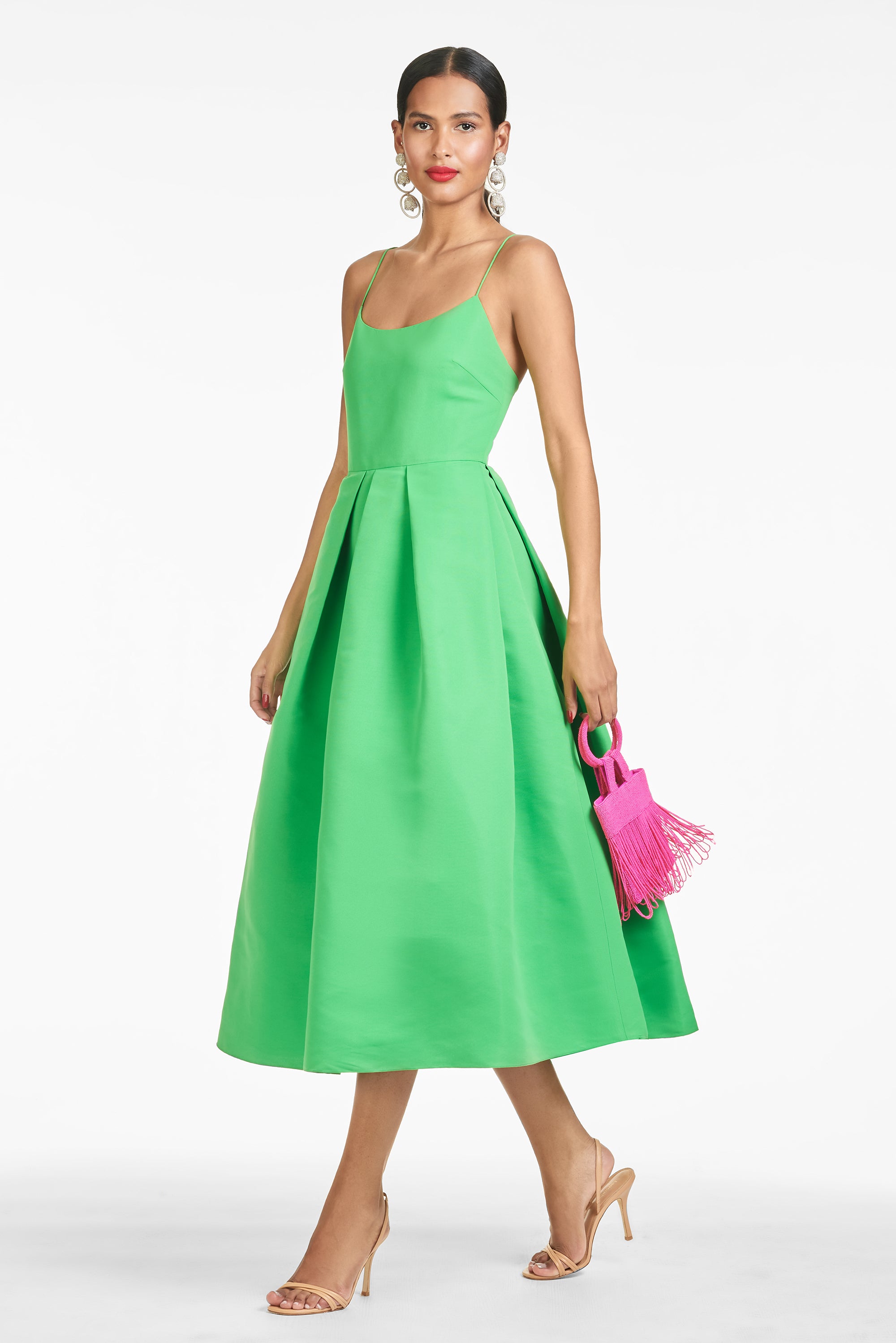 Audra Dress - Kelly Green - Final Sale