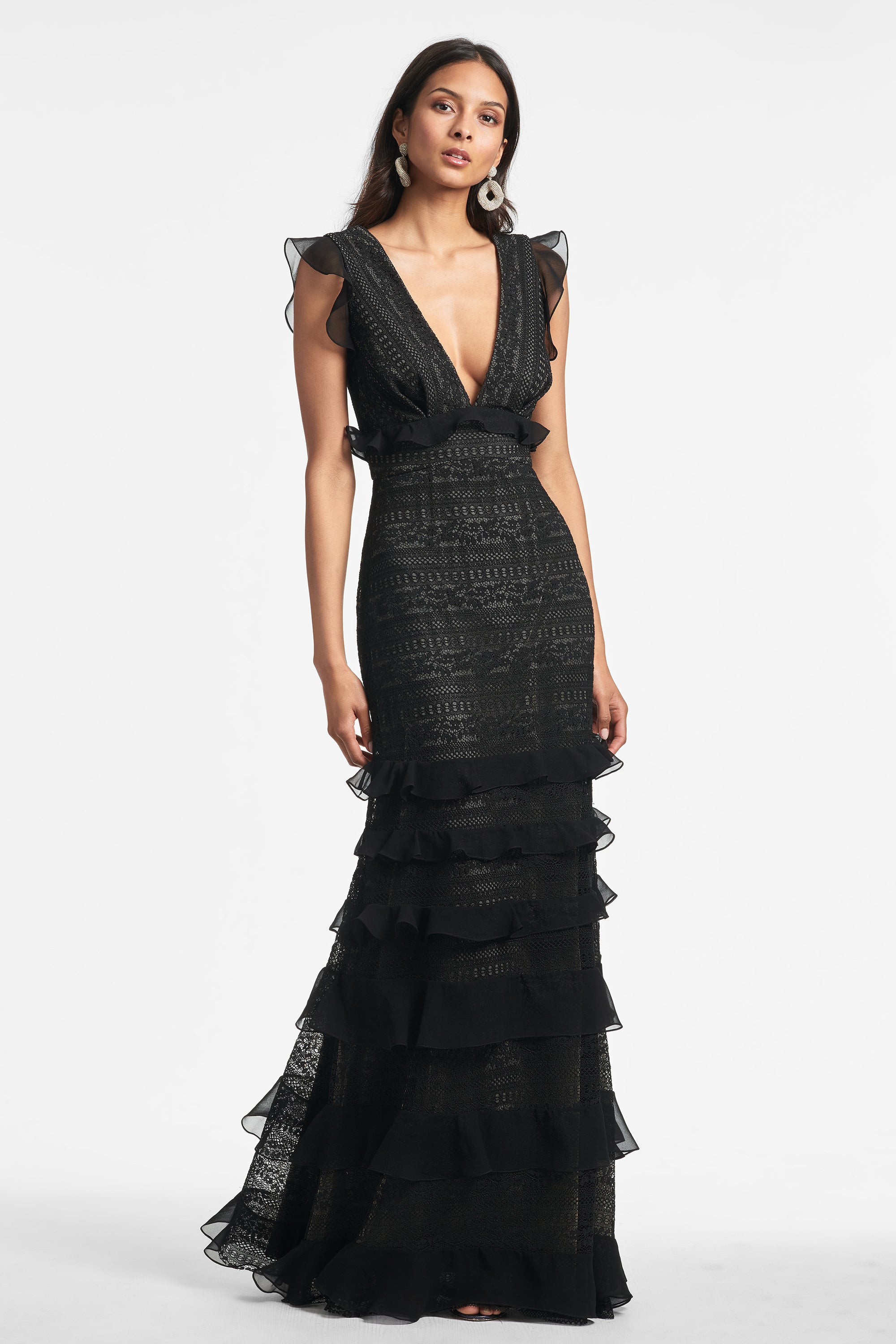 Sachin & Babi Serafina Gown - Black