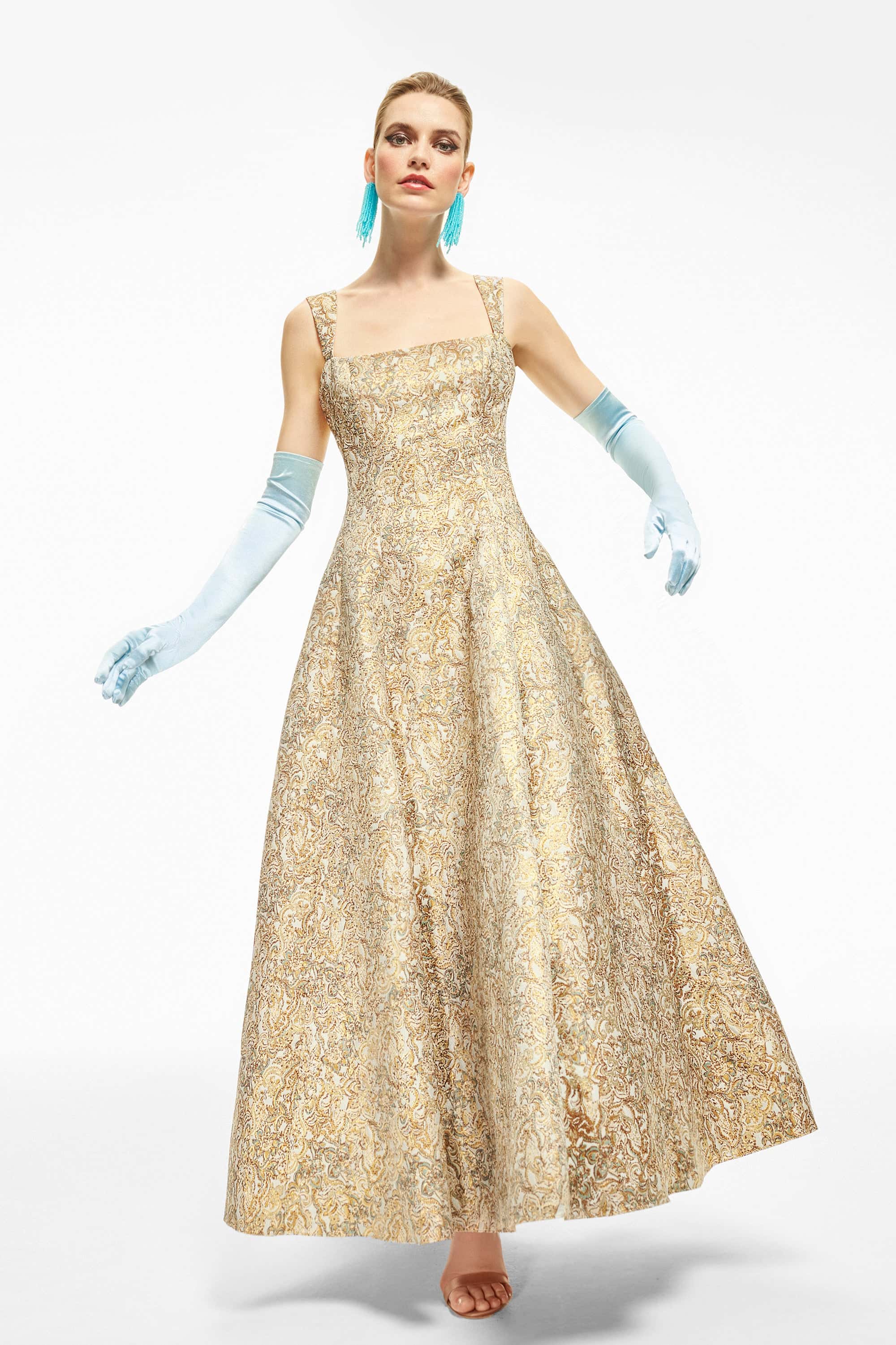 Audrey Gown - Gilded Floral