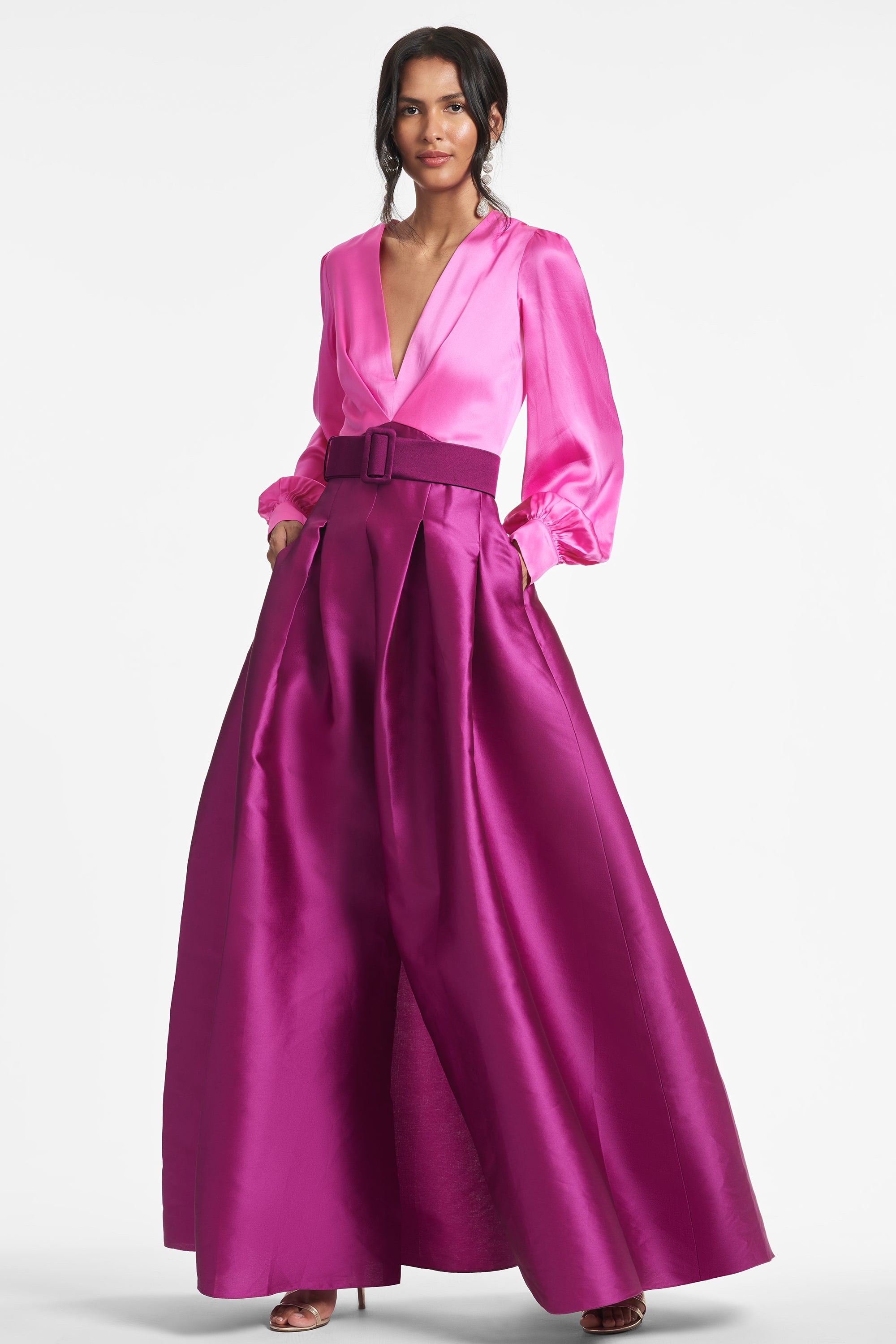 Sachin & Babi Zoe Gown - Pink/magenta