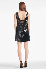Addy Dress - Black Sequins