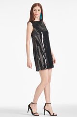 Addy Dress - Black Sequins