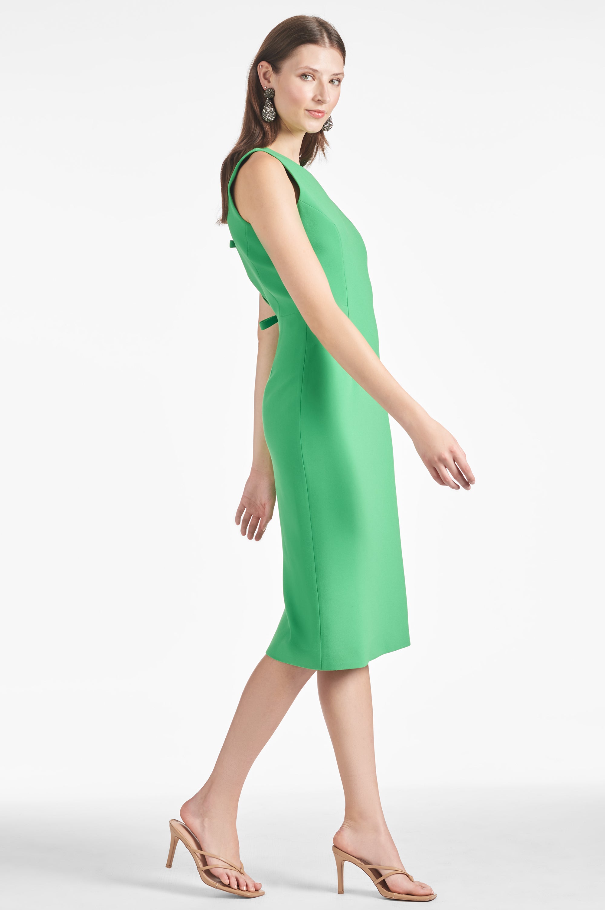 Anna Dress - Parrot Green - Final Sale