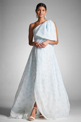 Anouk Gown - Blue Degrade Floral