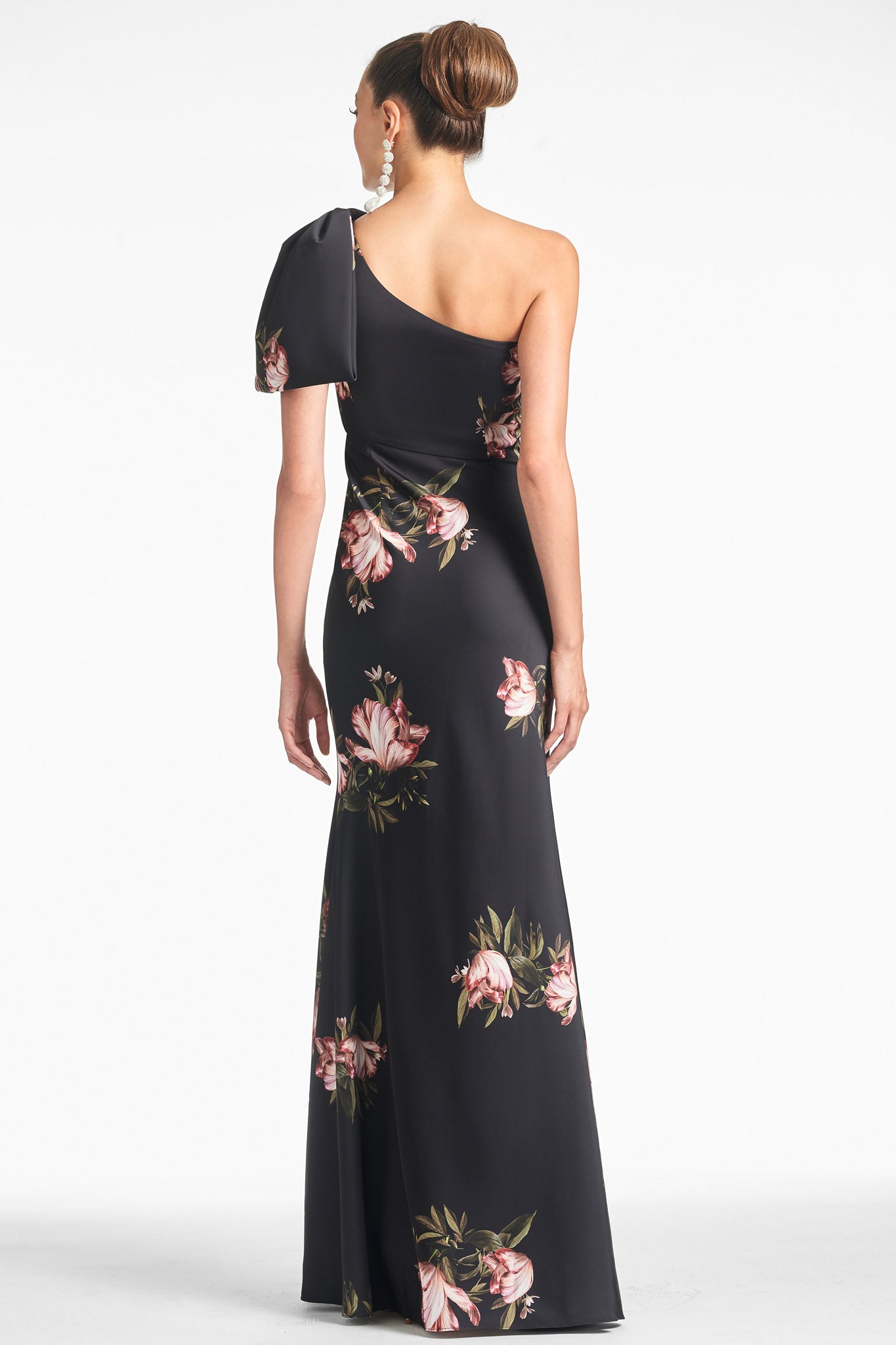 Aubrey Gown - Noir Blossom - Final Sale