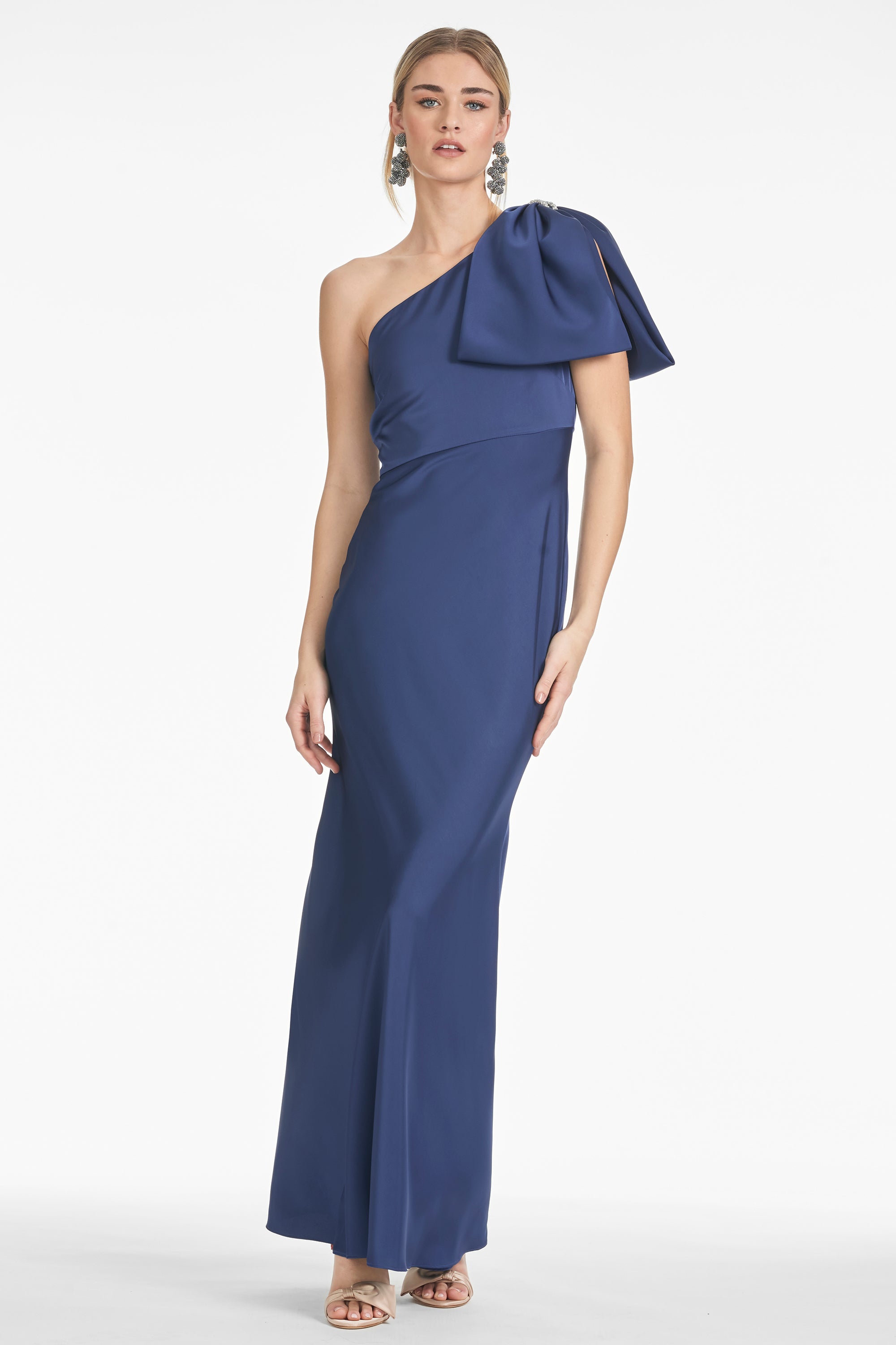 Aubrey Gown - Washed Indigo - Final Sale