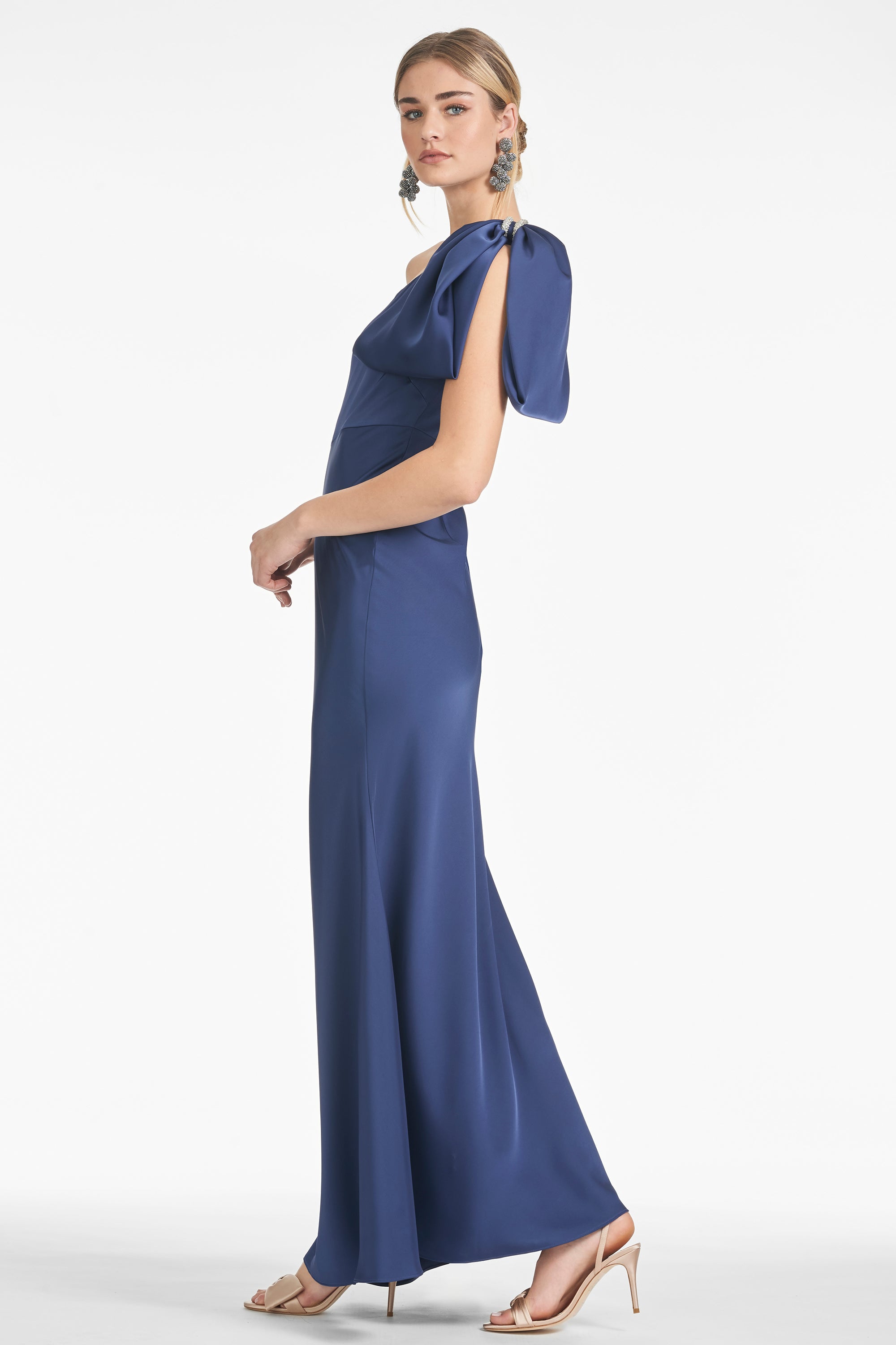 Aubrey Gown - Washed Indigo - Final Sale