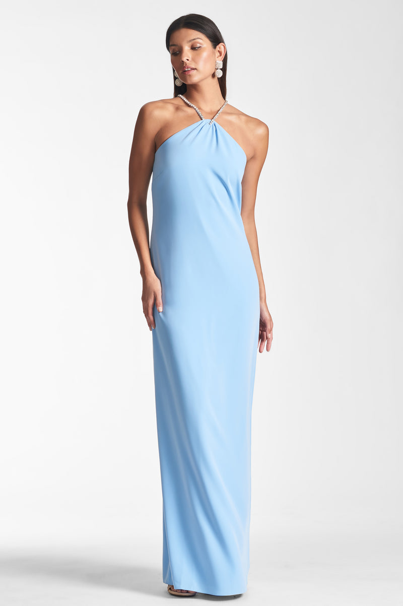 Becca Gown - Chambray Blue