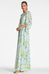 Bianca Gown - Sky Citrine Floral