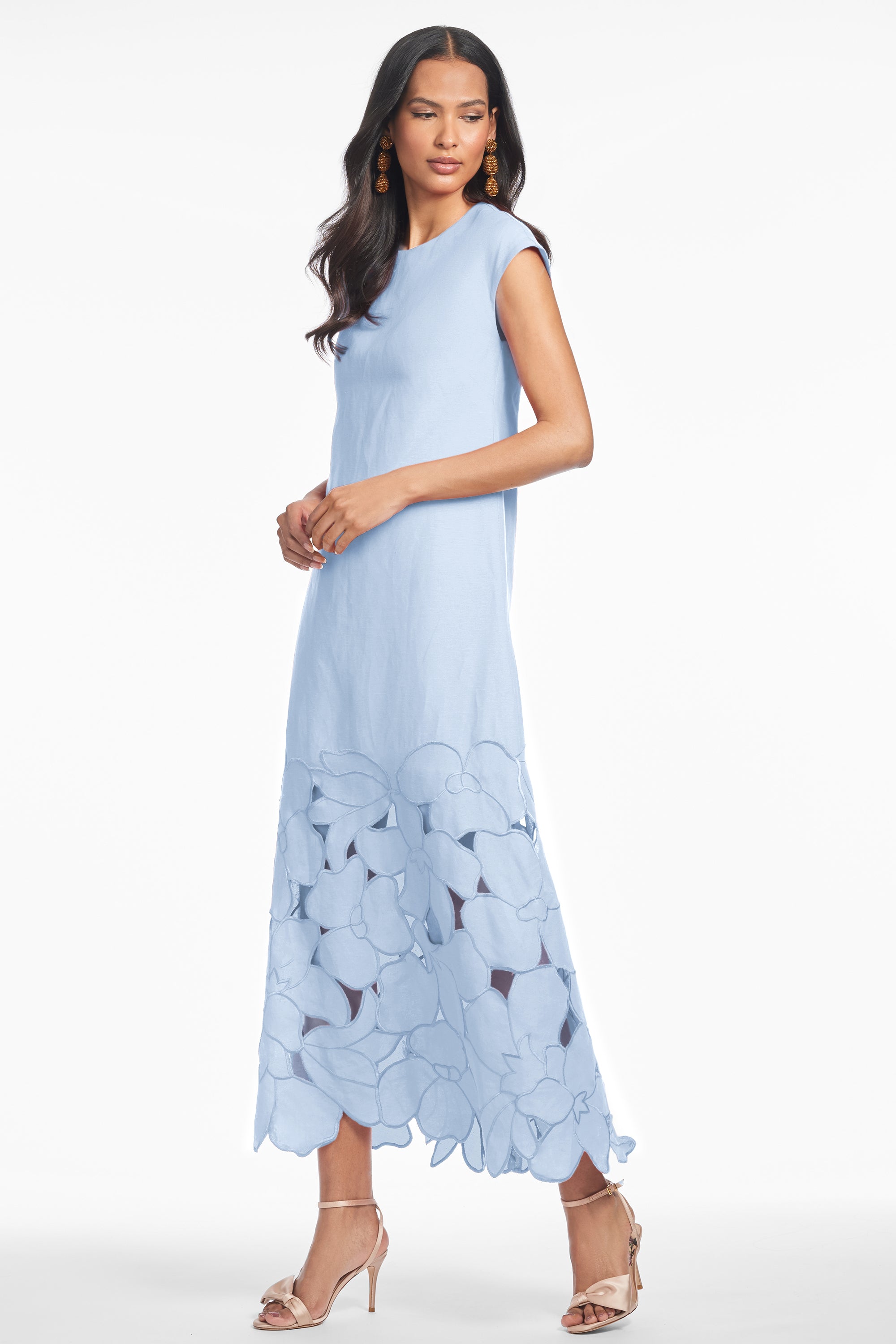SABETTE DRESS - DELFT BLUE