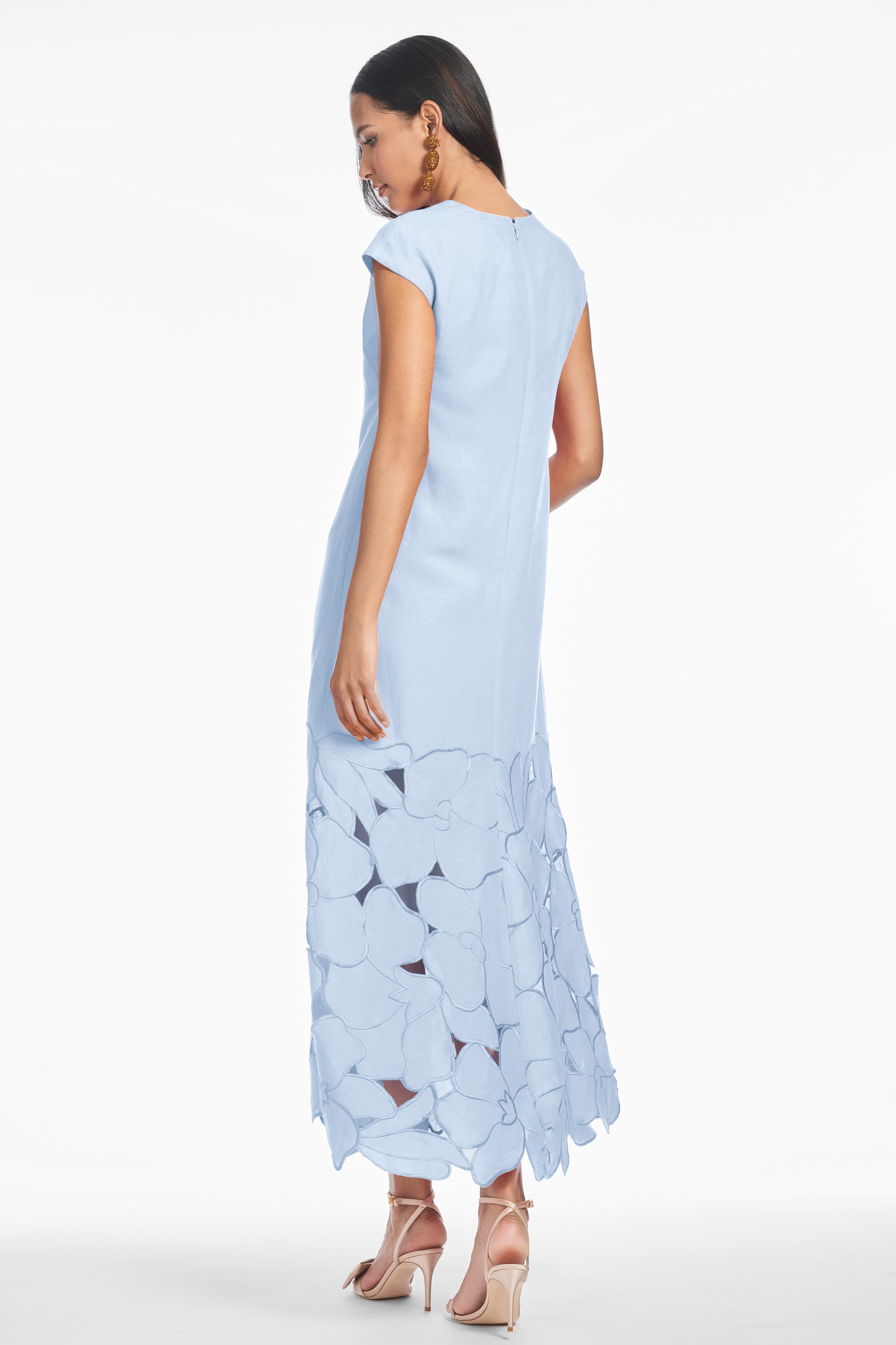 SABETTE DRESS - DELFT BLUE