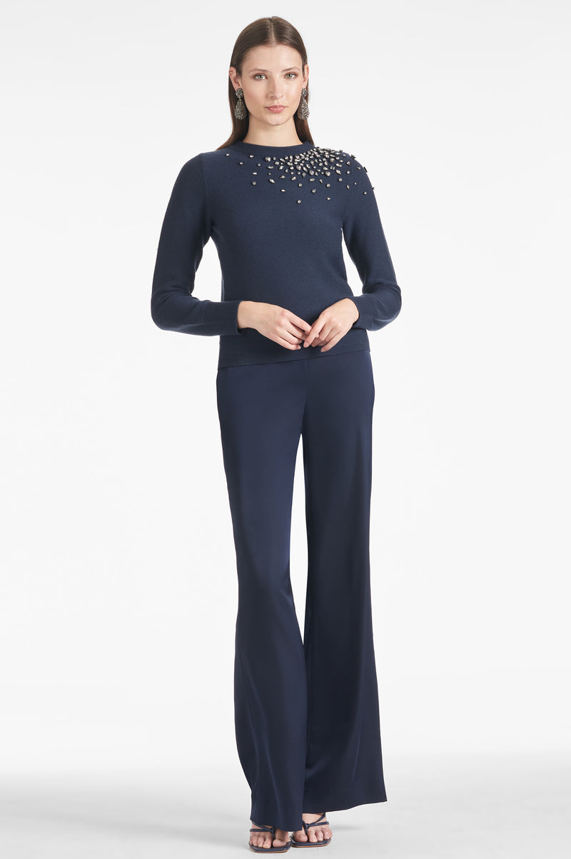Charmaine Knit - Heathered Dark Slate