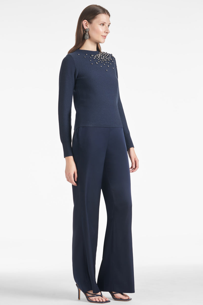 Charmaine Knit - Heathered Dark Slate