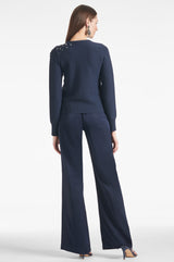 Charmaine Knit - Heathered Dark Slate