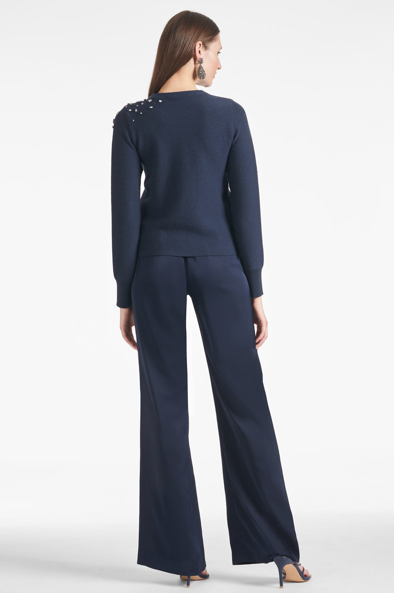 Charmaine Knit - Heathered Dark Slate