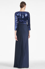 Christabel Gown - Sapphire/Midnight
