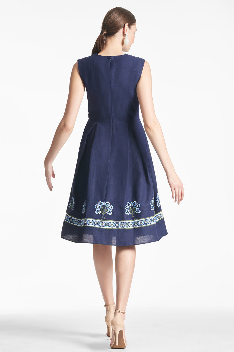 Christina Dress - Navy - Final Sale