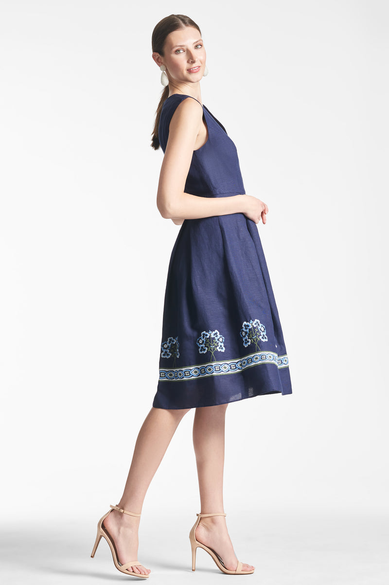 Christina Dress - Navy - Final Sale