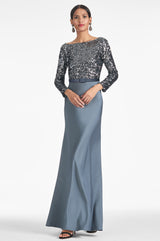 Colette Gown - Gunmetal