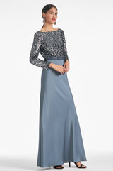 Colette Gown - Gunmetal