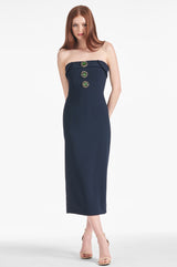 Constance Dress - Dark Midnight