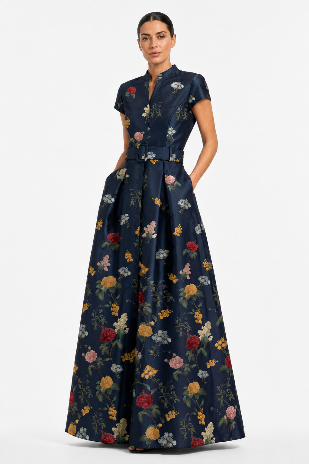 MARTA GOWN - MIDNIGHT MAGIC GARDEN DEGRADE
