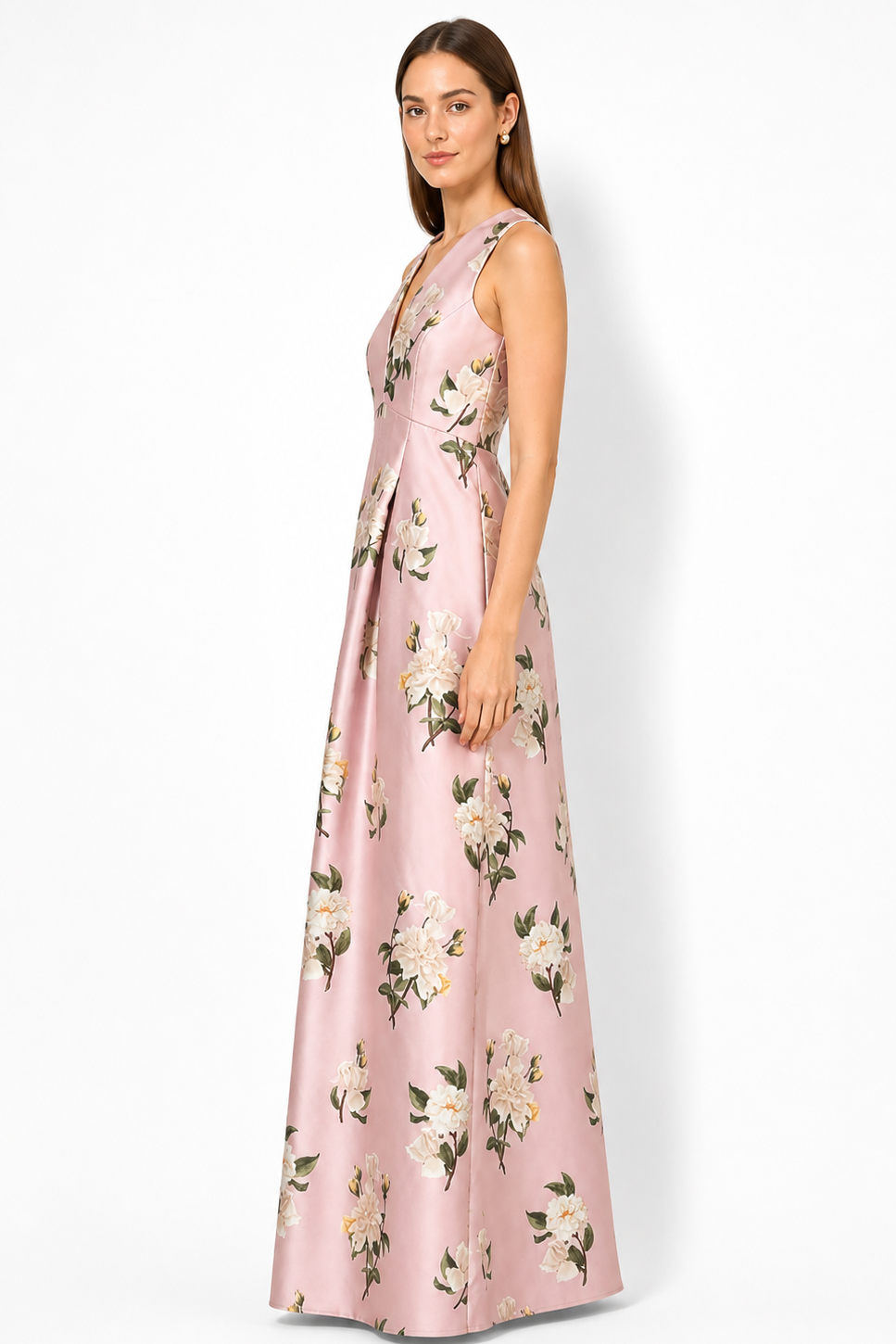 BROOKLYNNE GOWN - ROSE QUARTZ TEA ROSES