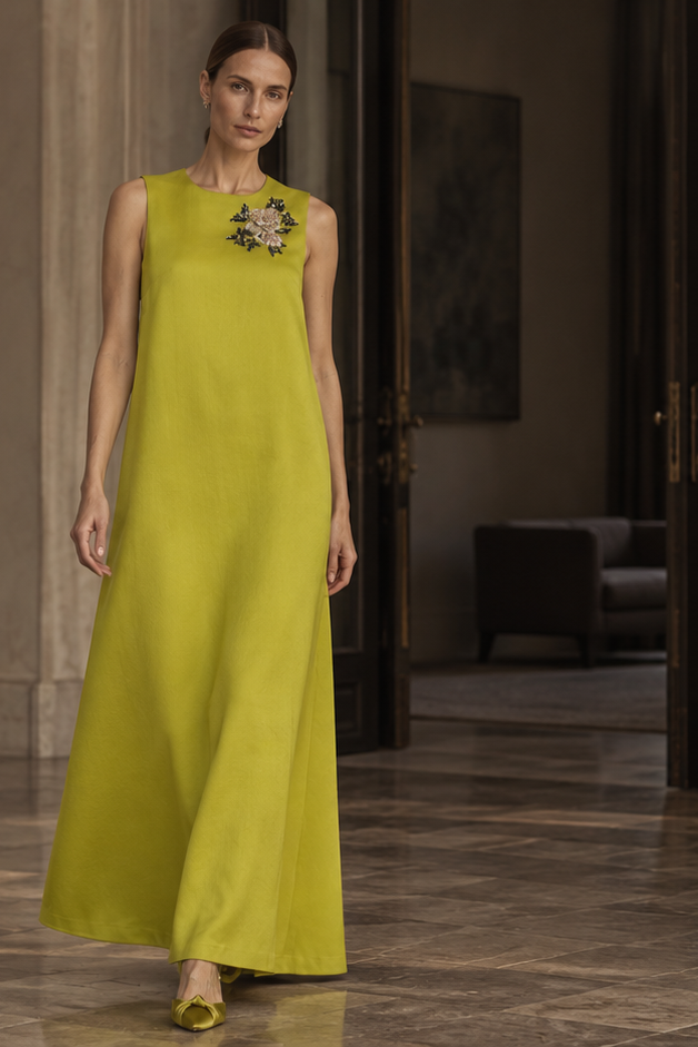 SUTTON DRESS - CITRON
