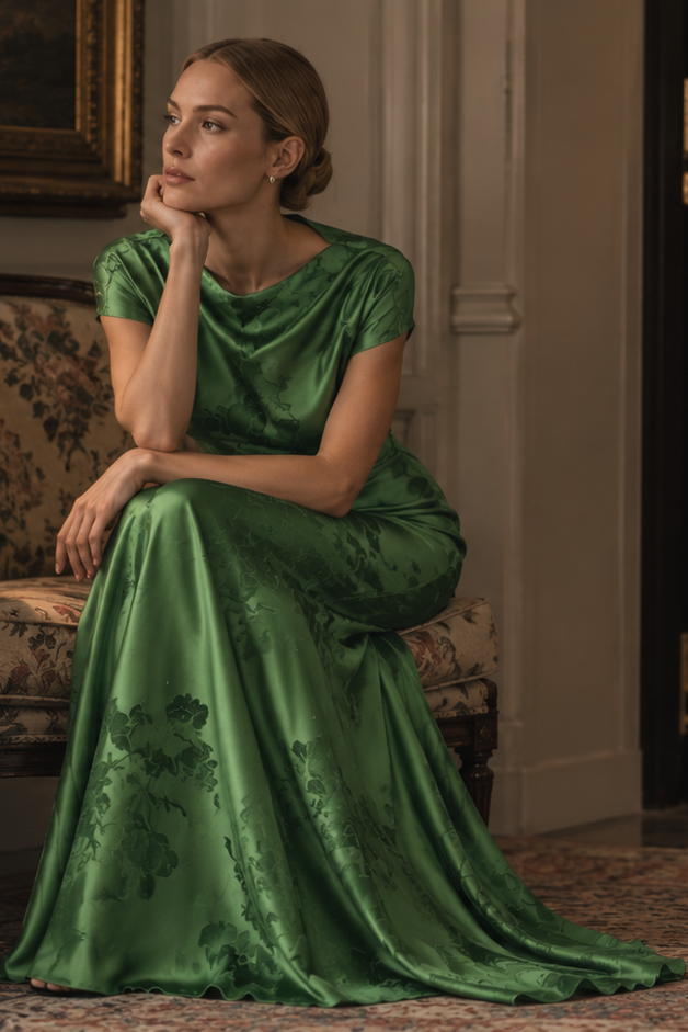 BARKLEY GOWN - WASABI