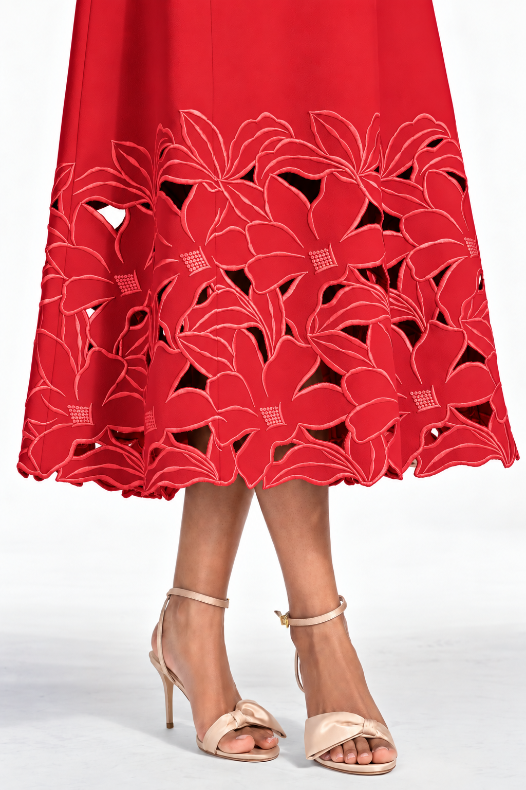 Paola dress   cardinal