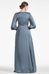 Dorthea Gown - Gunmetal - Final Sale